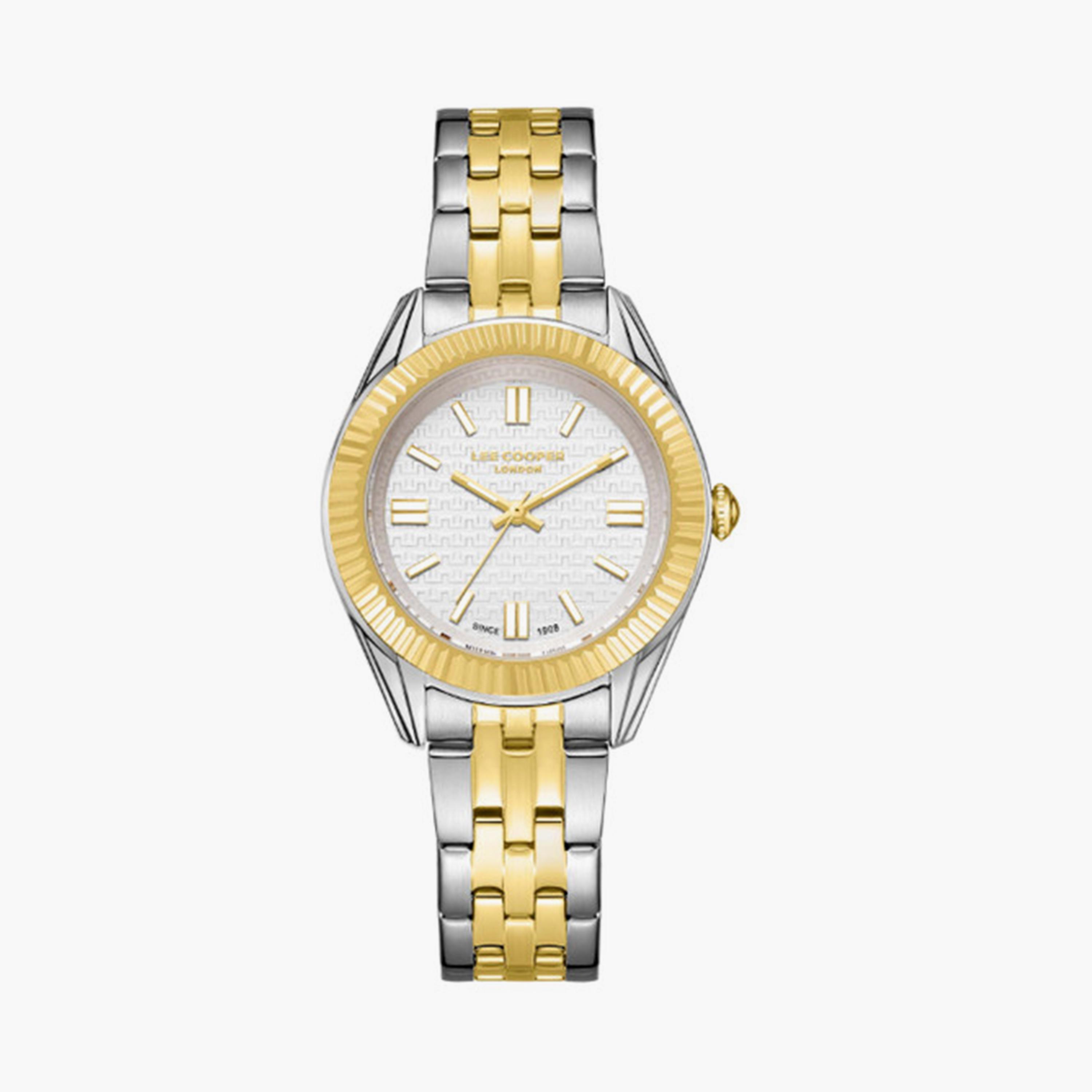 Lee Cooper Women's 34MM Multicolour Analog Metal Strap Watch | LC08038.230-women-watchesandjewellery-watches-image-1