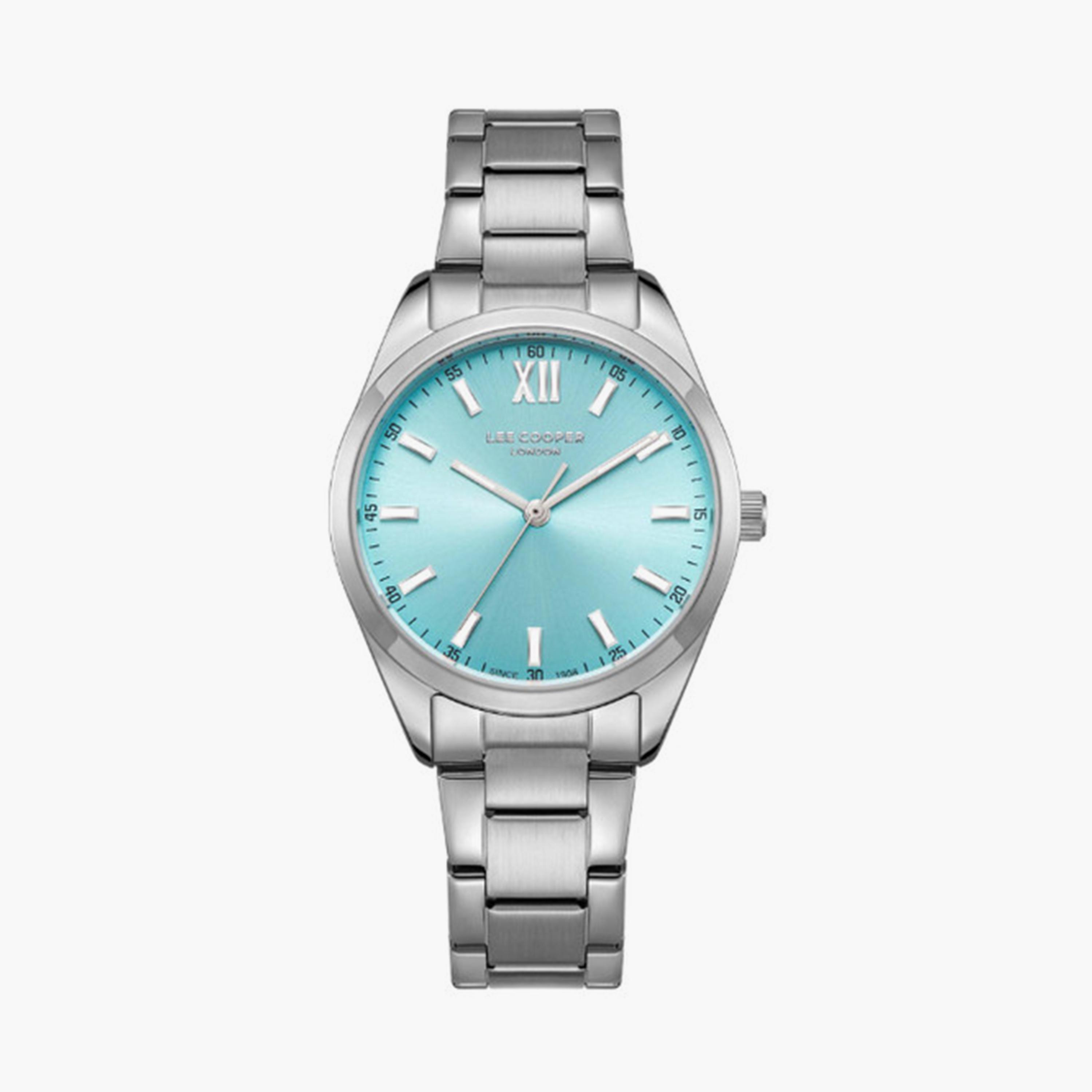 لي كوبر- ساعة  تناظرية للنساء سوار معدني  21مم لون رمادي | LC08014.380-women-watchesandjewellery-watches-image-1