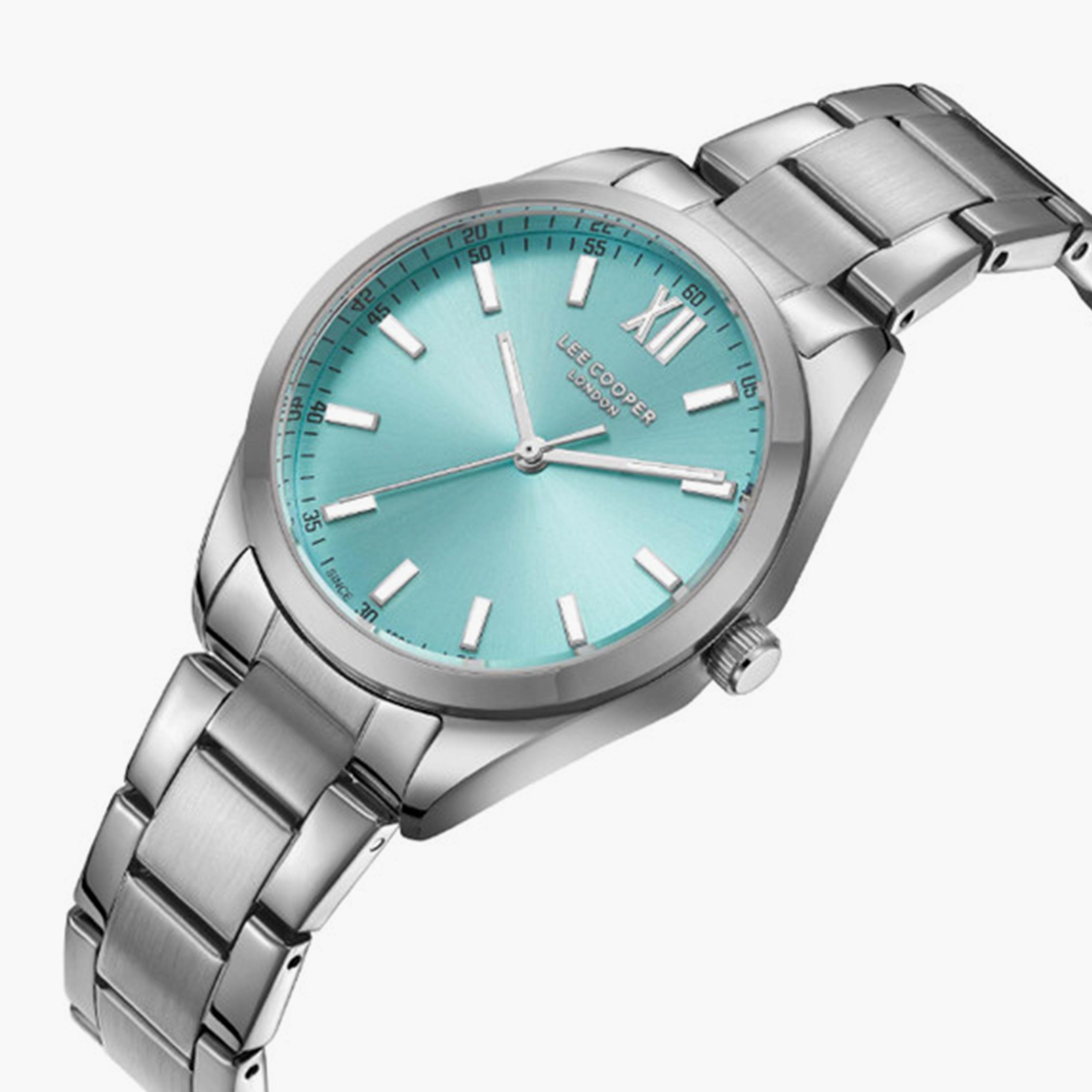 لي كوبر- ساعة  تناظرية للنساء سوار معدني  21مم لون رمادي | LC08014.380-women-watchesandjewellery-watches-image-2