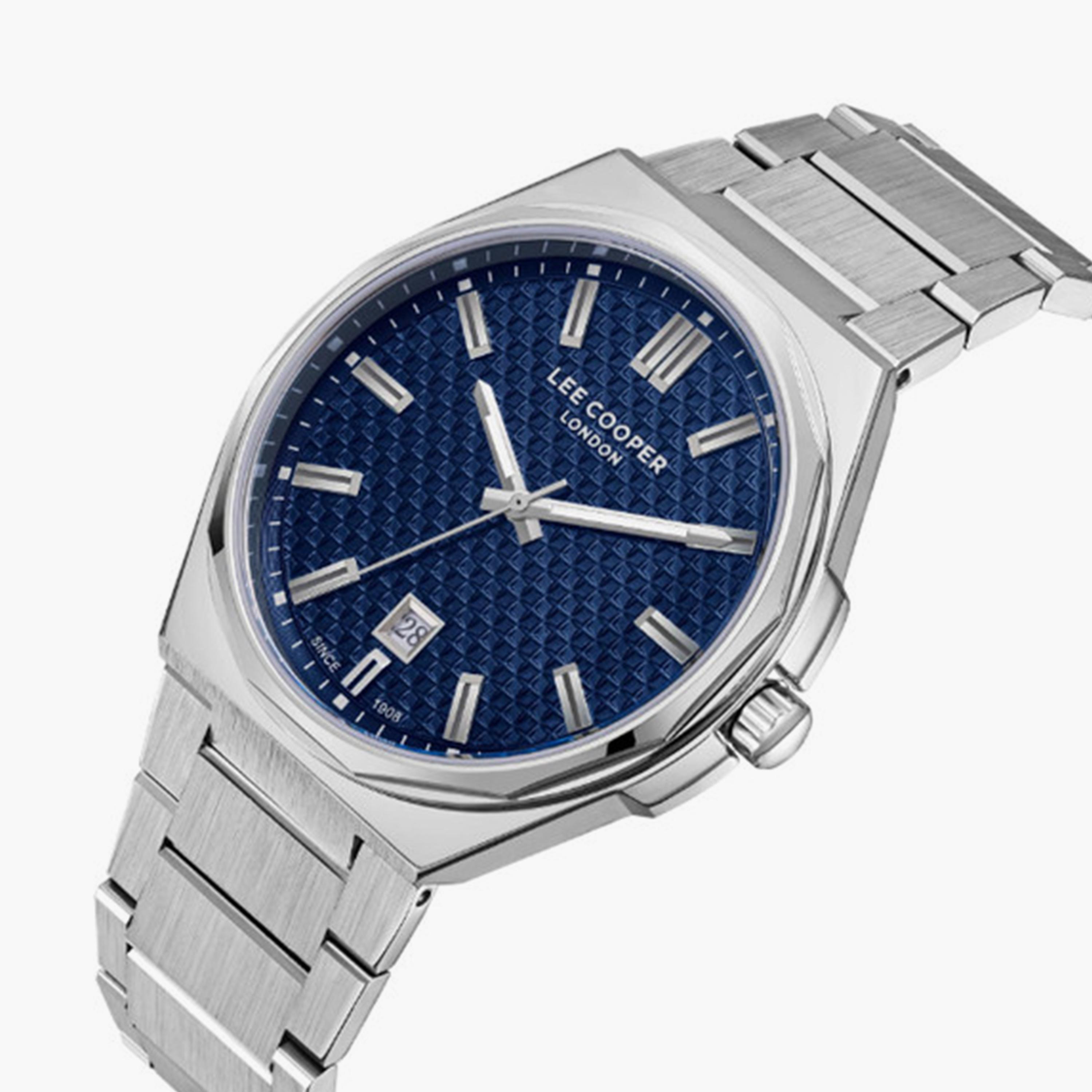 Lee Cooper Men's 42MM Silver Analog Metal Strap Watch | LC08031.390-men-watchesandjewellery-watches-image-2