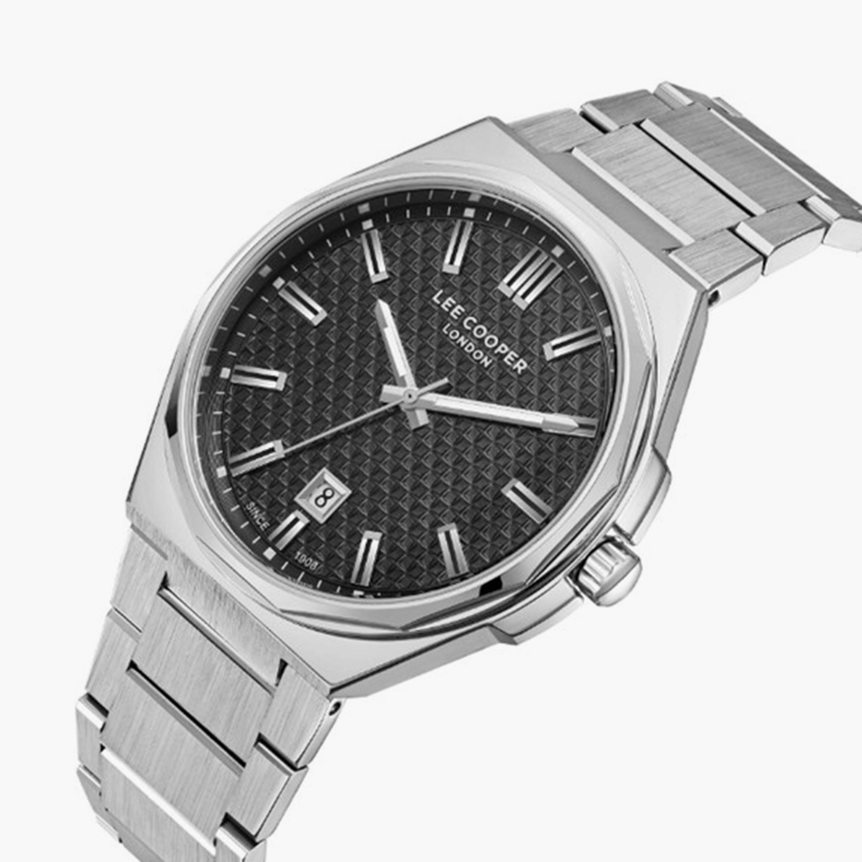 Lee Cooper Men's 42MM Silver Analog Metal Strap Watch | LC08031.360-men-watchesandjewellery-watches-image-2