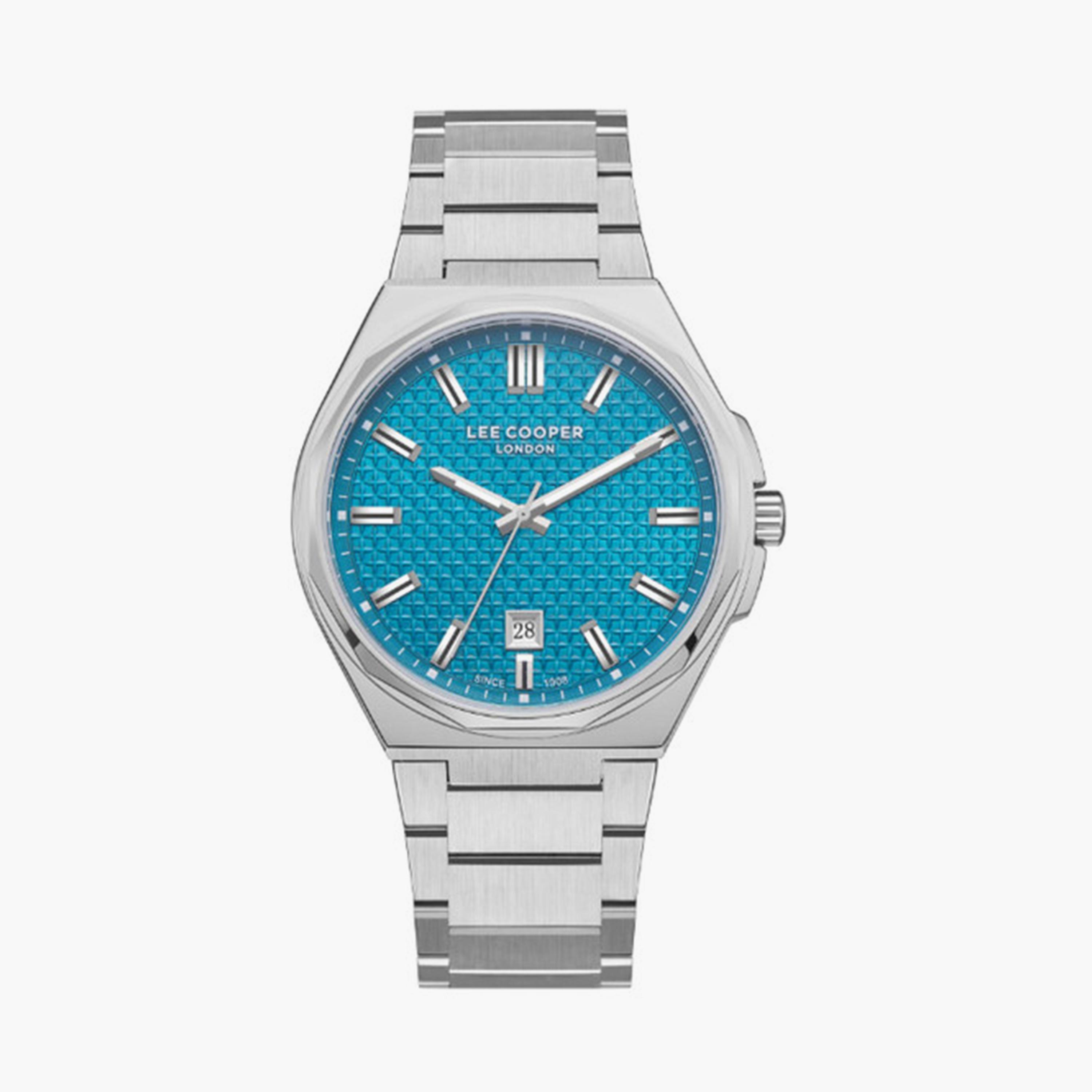 Lee Cooper Men's 42MM Silver Analog Metal Strap Watch | LC08031.380-men-watchesandjewellery-watches-image-1