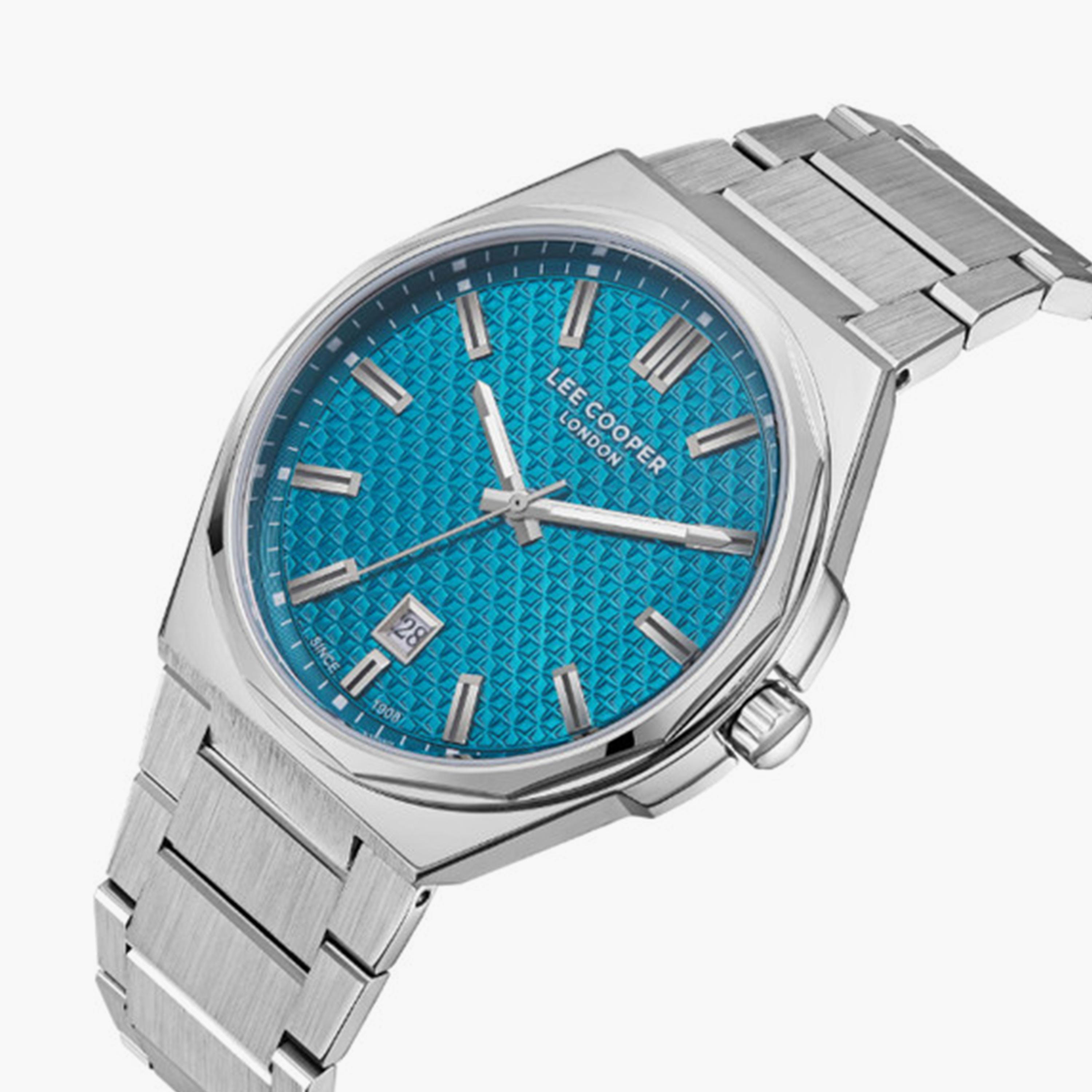Lee Cooper Men's 42MM Silver Analog Metal Strap Watch | LC08031.380-men-watchesandjewellery-watches-image-2