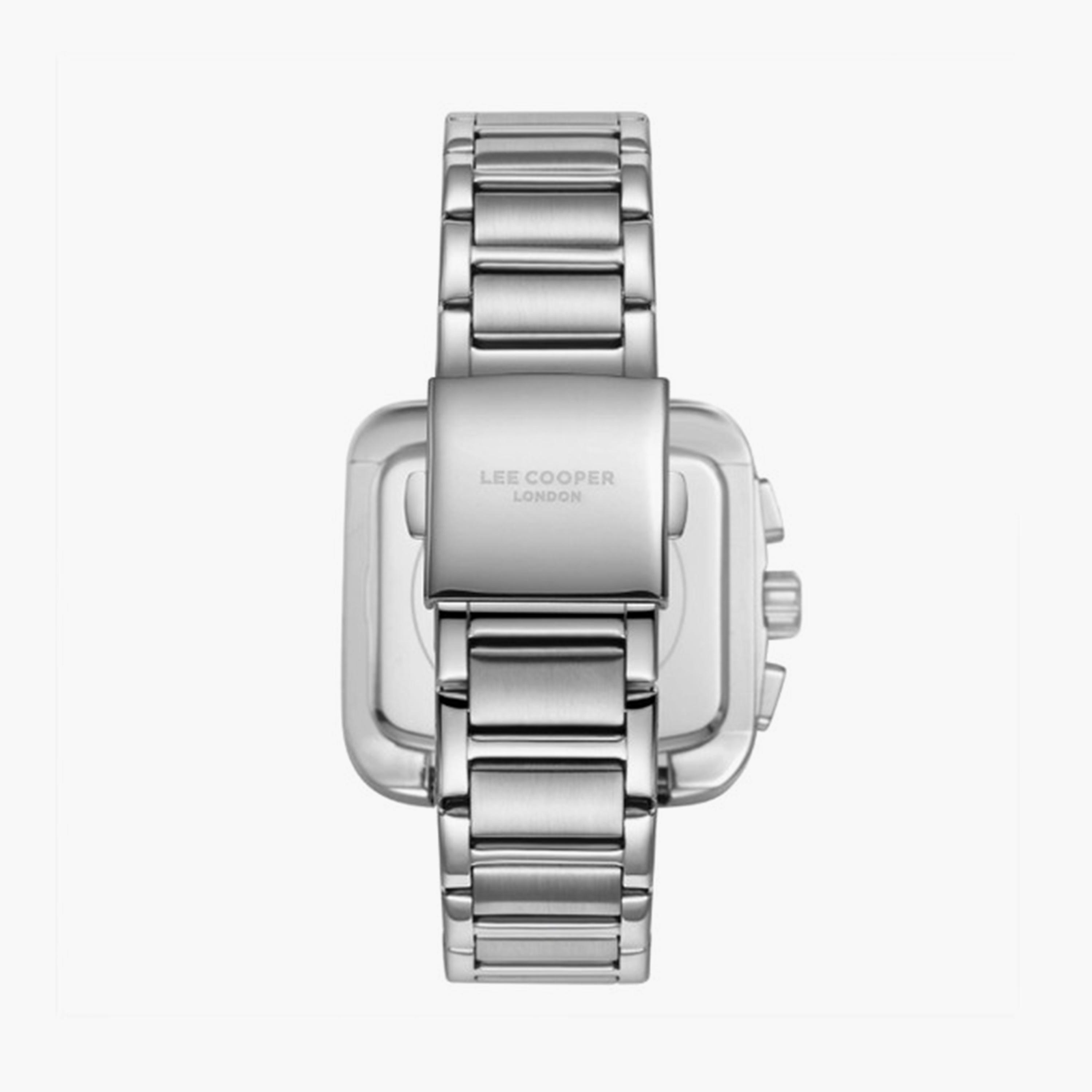 لي كوبر- ساعة  كرونوغراف للرجال سوار معدني  40مم لون فضي | LC08013.350-men-watchesandjewellery-watches-image-4