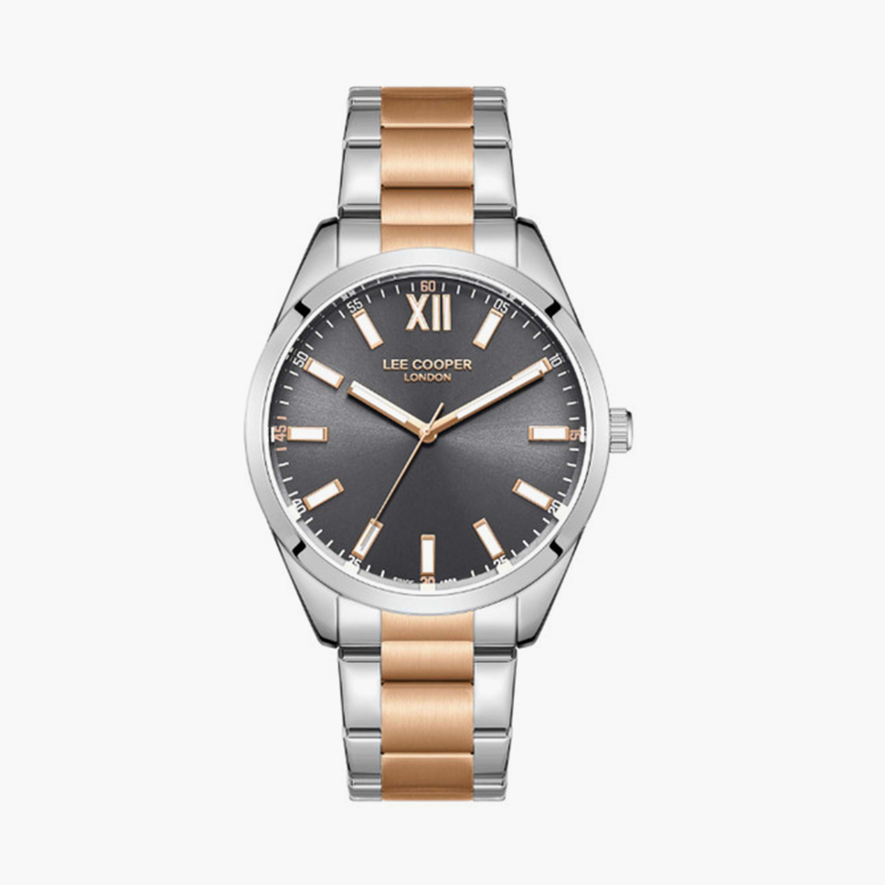 Lee Cooper Men's 41MM Multicolour Analog Metal Strap Watch | LC08015.560-men-watchesandjewellery-watches-image-1