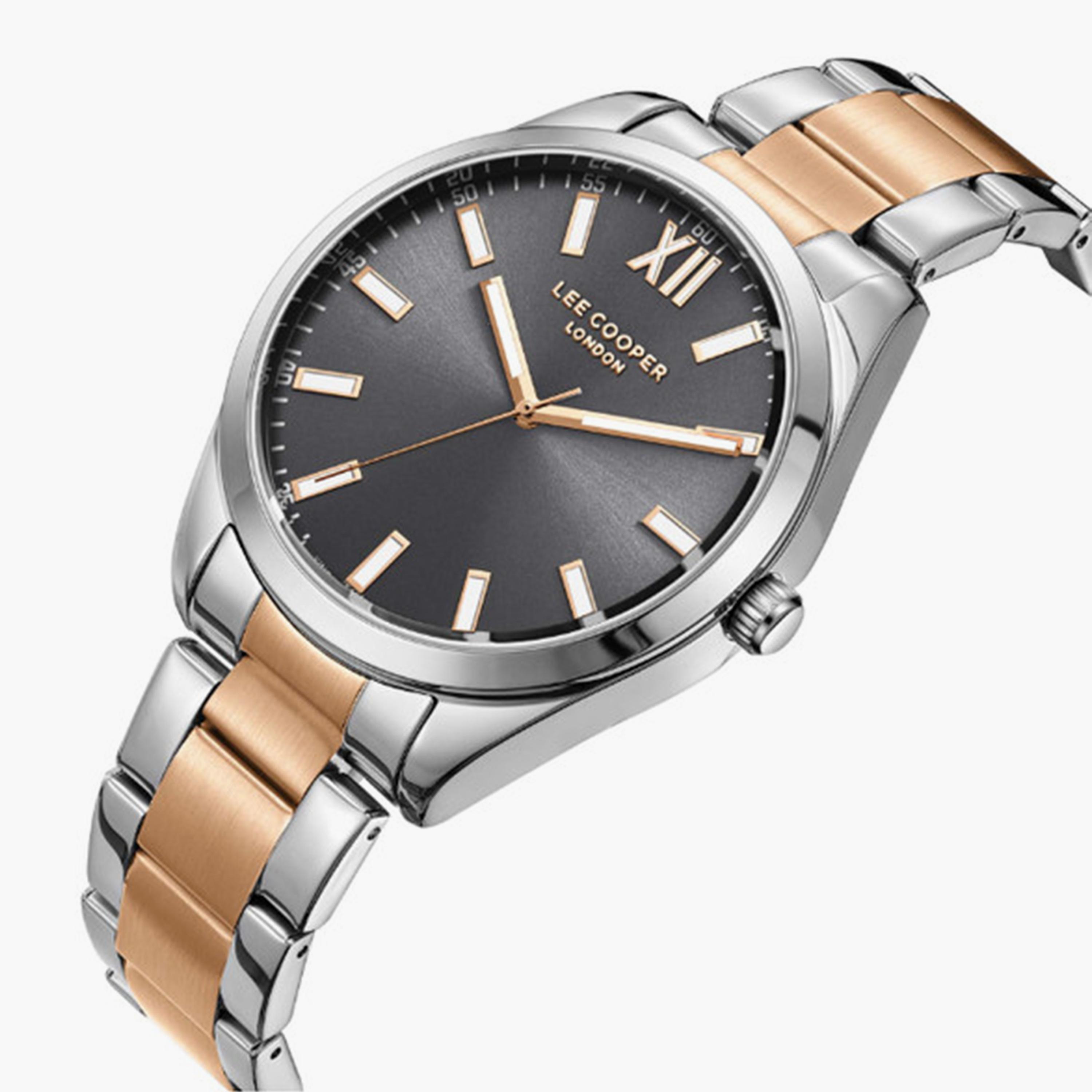 Lee Cooper Men's 41MM Multicolour Analog Metal Strap Watch | LC08015.560-men-watchesandjewellery-watches-image-3