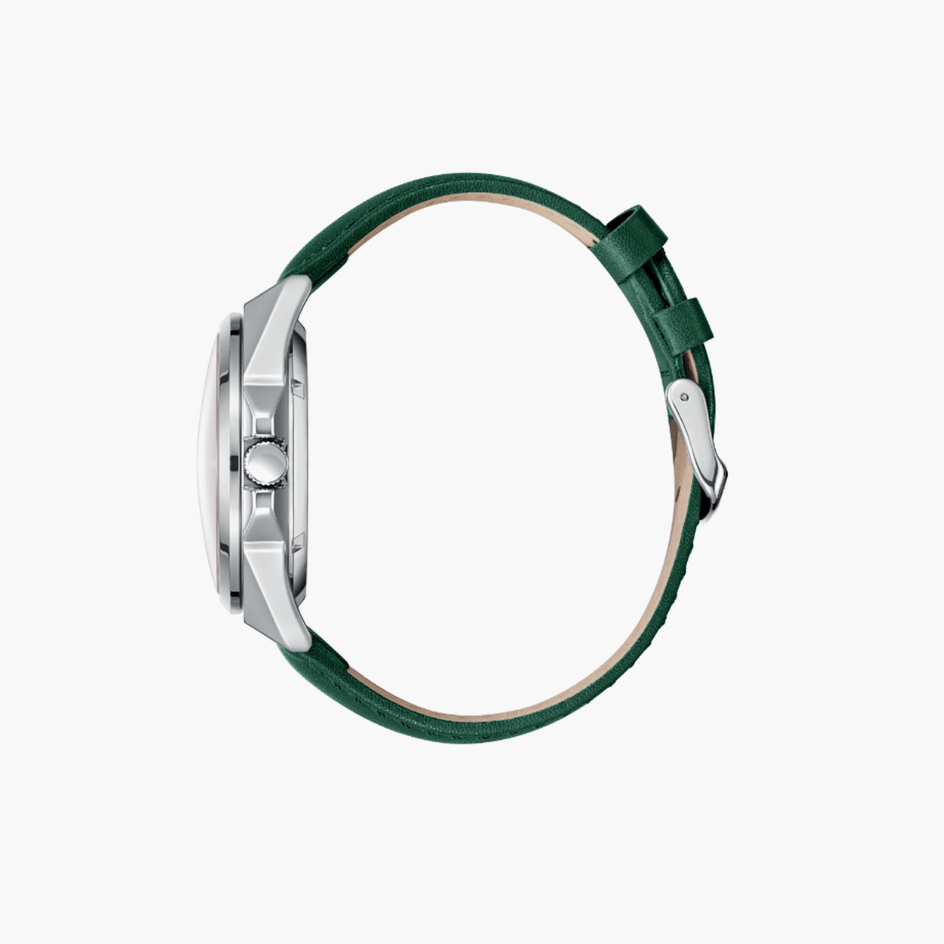 لي كوبر- ساعة  كرونوغراف للرجال سوار جلدي  44مم لون أخضر | LC08103.377-men-watchesandjewellery-watches-image-3