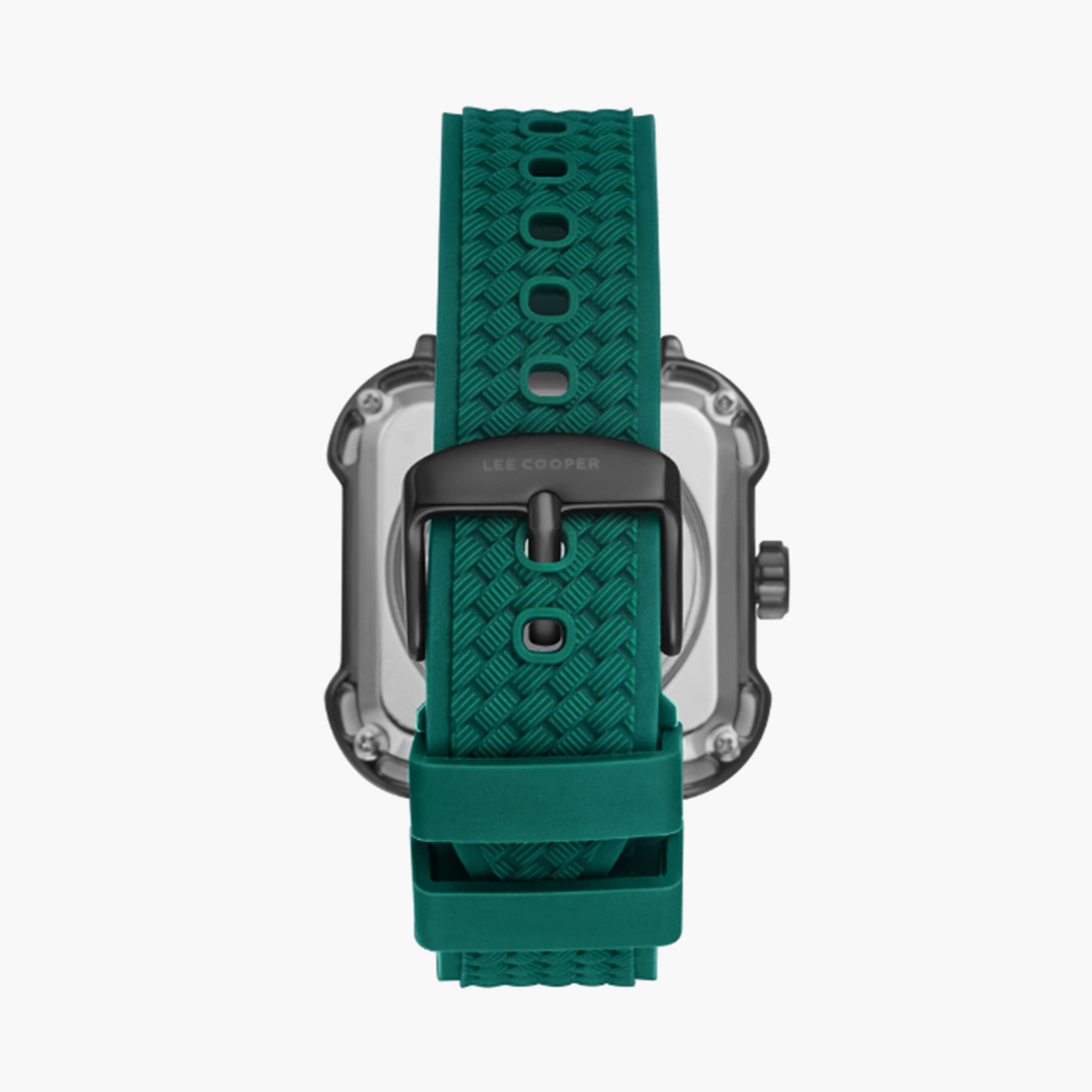 Lee Cooper Men's 49MM Green Chronograph Silicone Strap Watch | LC08072.067-men-watchesandjewellery-watches-image-3