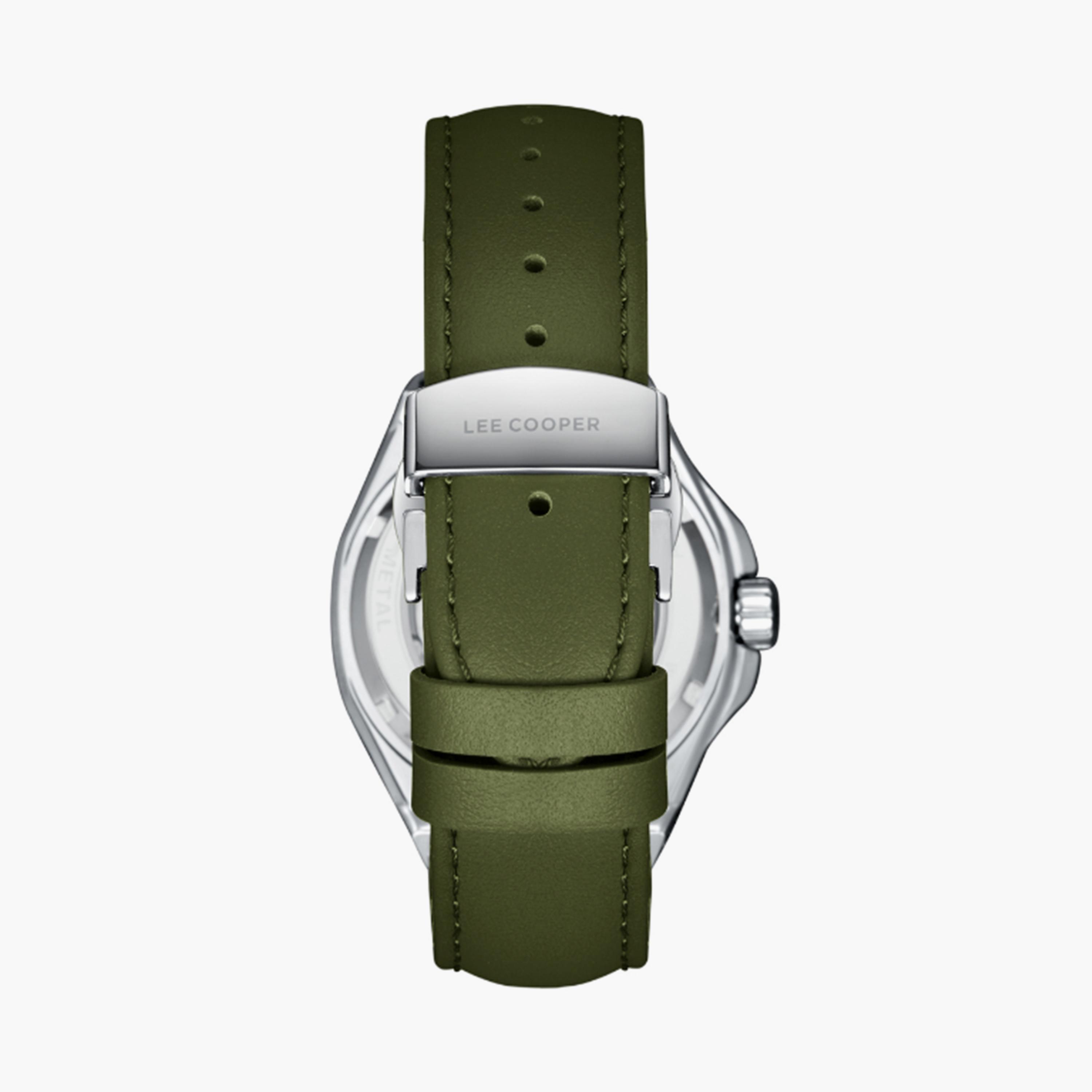 لي كوبر- ساعة  كرونوغراف للرجال سوار جلدي  43مم لون أخضر | LC08125.375-men-watchesandjewellery-watches-image-4