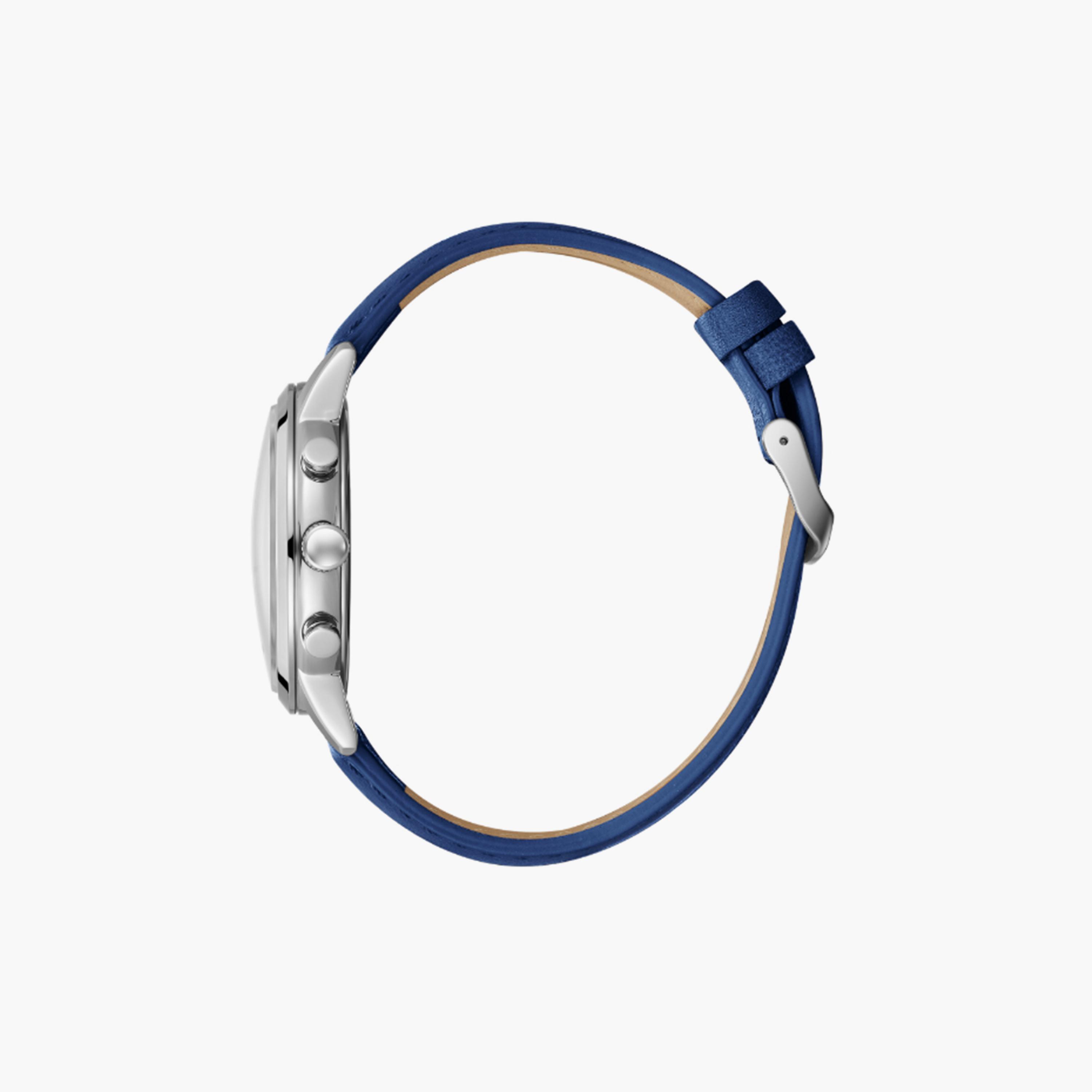 Lee Cooper Men's 44MM Blue Chronograph Leather Strap Watch | LC08085.399-men-watchesandjewellery-watches-image-3