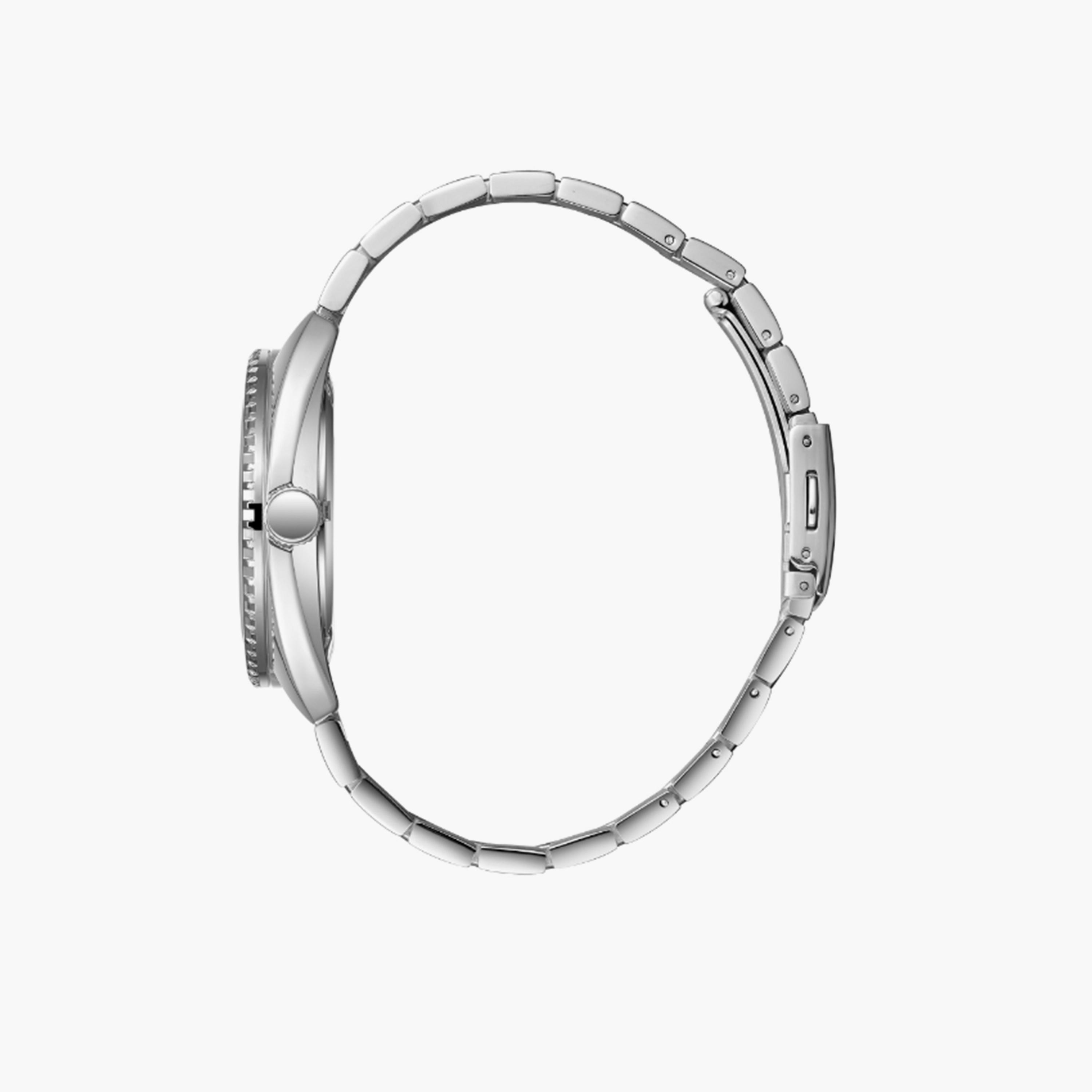 لي كوبر- ساعة  تناظرية للرجال سوار معدني  42مم لون فضي | LC07997.350-men-watchesandjewellery-watches-image-3