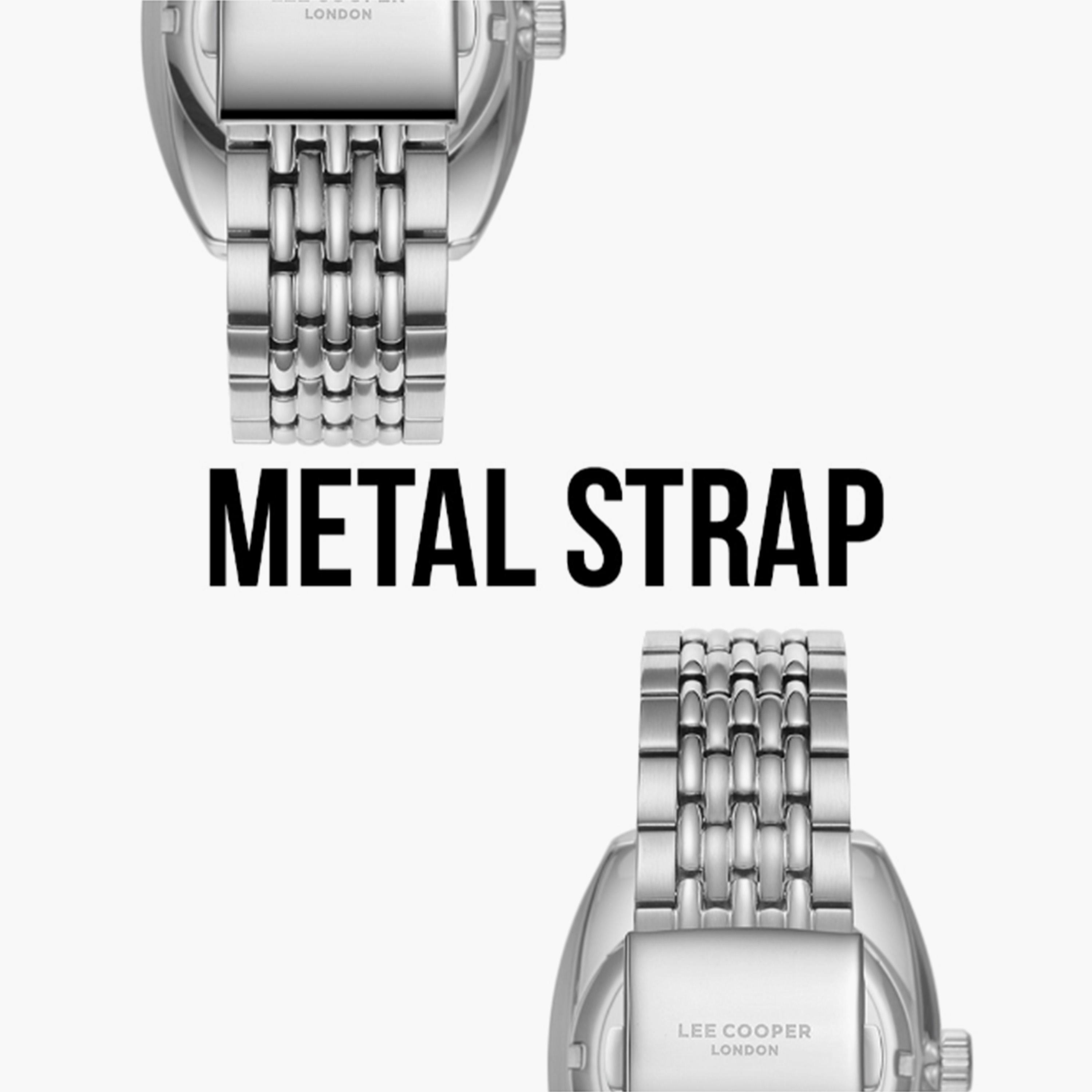 Lee Cooper Men's 42MM Silver Analog Metal Strap Watch | LC07997.050-men-watchesandjewellery-watches-image-6
