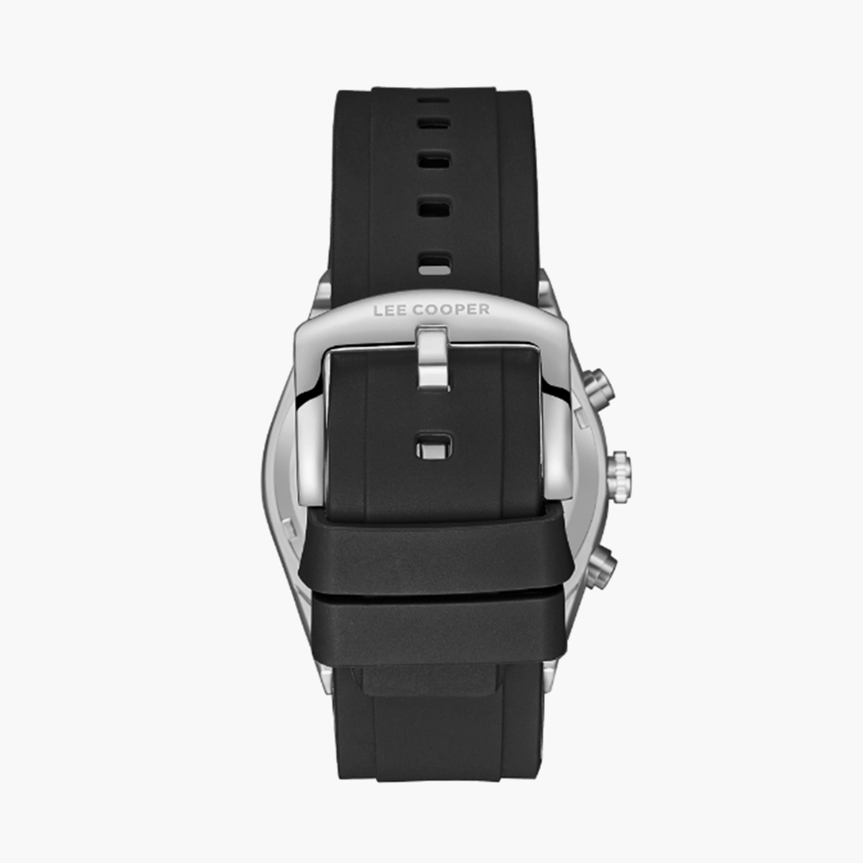 لي كوبر- ساعة  كرونوغراف للرجال سوار سيليكون  42مم لون أسود | LC08088.351-men-watchesandjewellery-watches-image-4