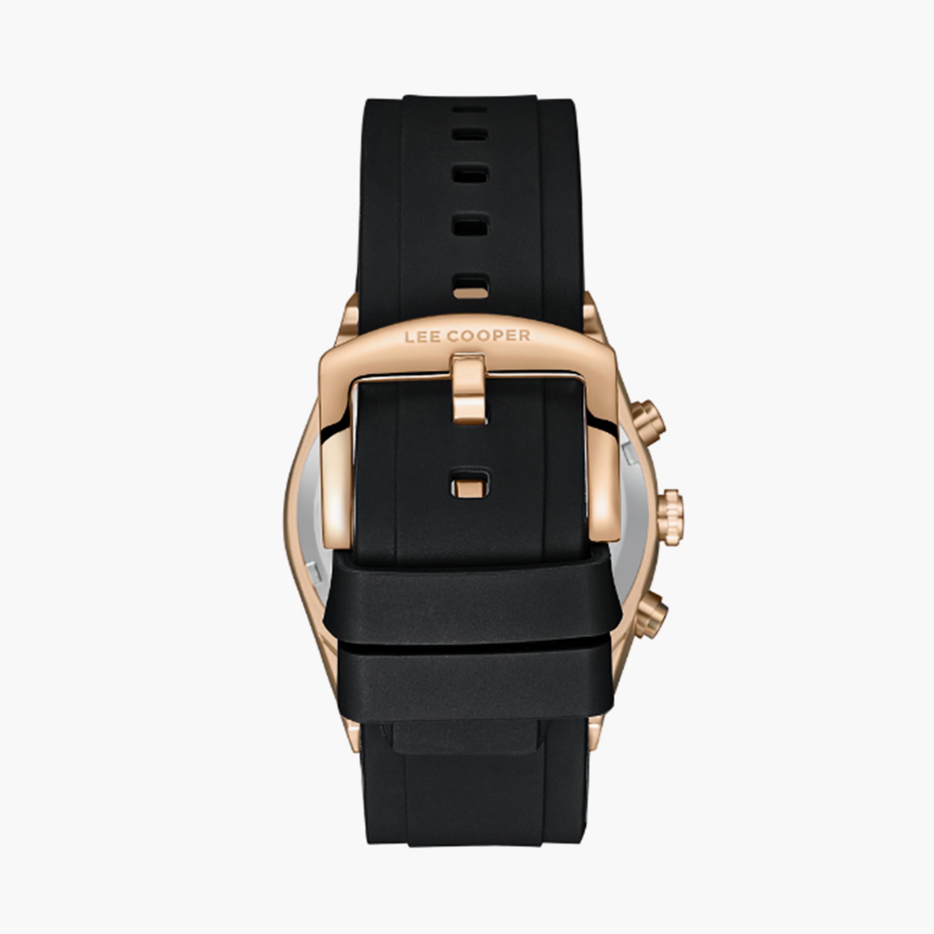 لي كوبر- ساعة  كرونوغراف للرجال سوار سيليكون  42مم لون أسود | LC08088.451-men-watchesandjewellery-watches-image-4