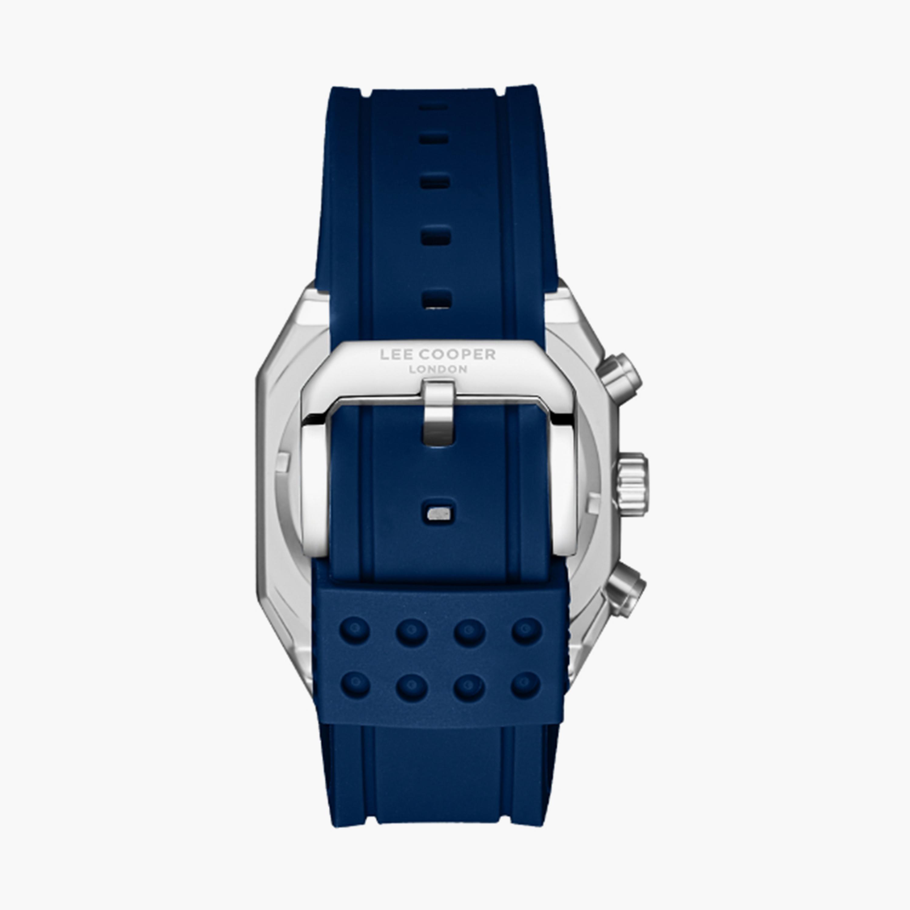 Lee Cooper Men's 48MM Blue Chronograph Silicone Strap Watch | LC08022.339-men-watchesandjewellery-watches-image-4