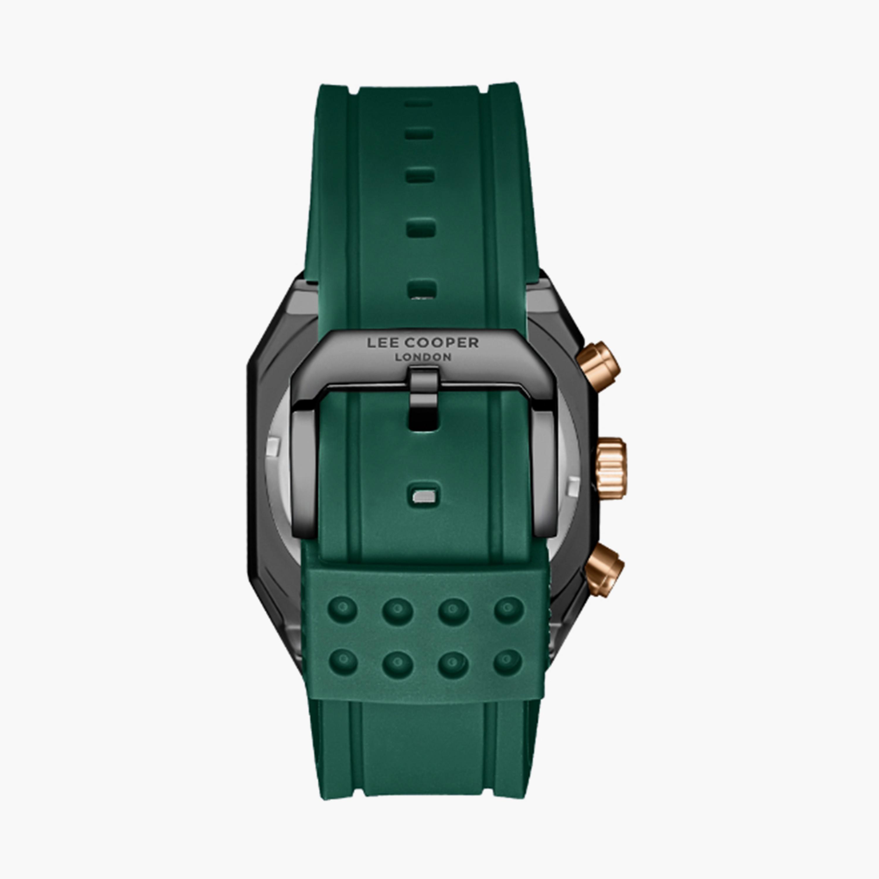Lee Cooper Men's 48MM Green Chronograph Silicone Strap Watch | LC08022.077-men-watchesandjewellery-watches-image-4