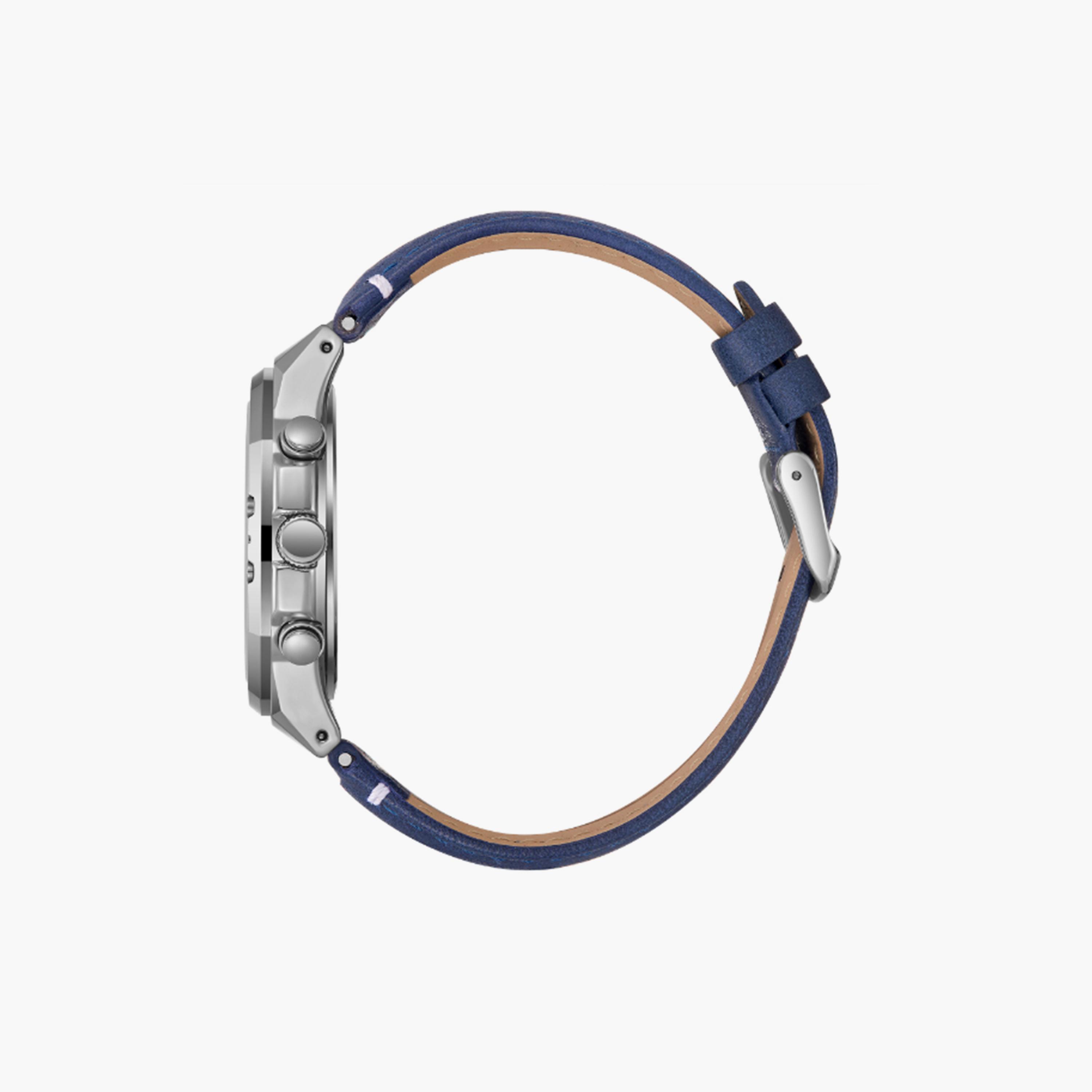 لي كوبر- ساعة  كرونوغراف للنساء سوار جلدي  43مم لون أزرق | LC07992.399-men-watchesandjewellery-watches-image-3