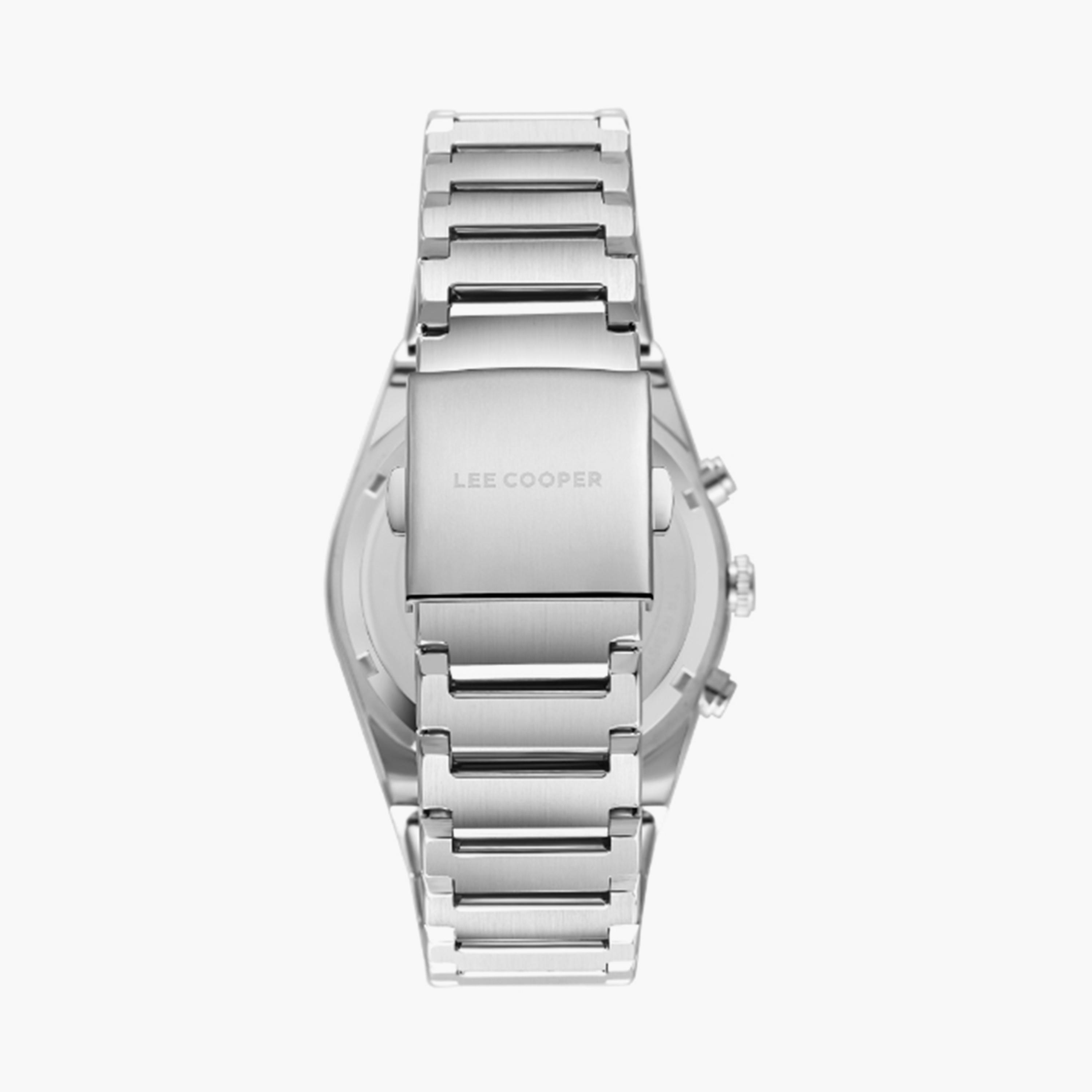 Lee Cooper Men's 42MM Silver Chronograph Metal Strap Watch | LC08100.270-men-watchesandjewellery-watches-image-4