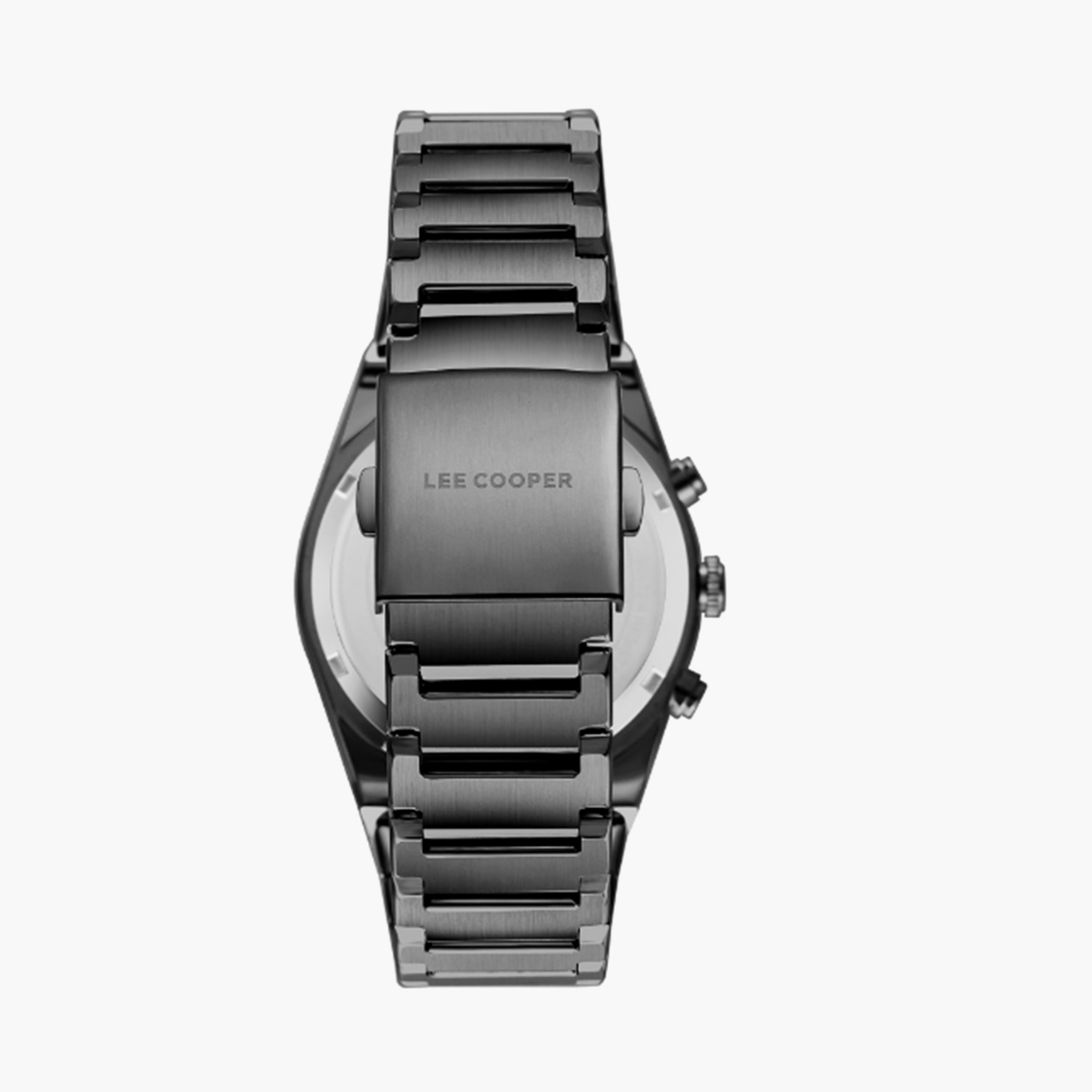 لي كوبر- ساعة  كرونوغراف للرجال سوار معدني  42مم لون أسود | LC08100.090-men-watchesandjewellery-watches-image-4
