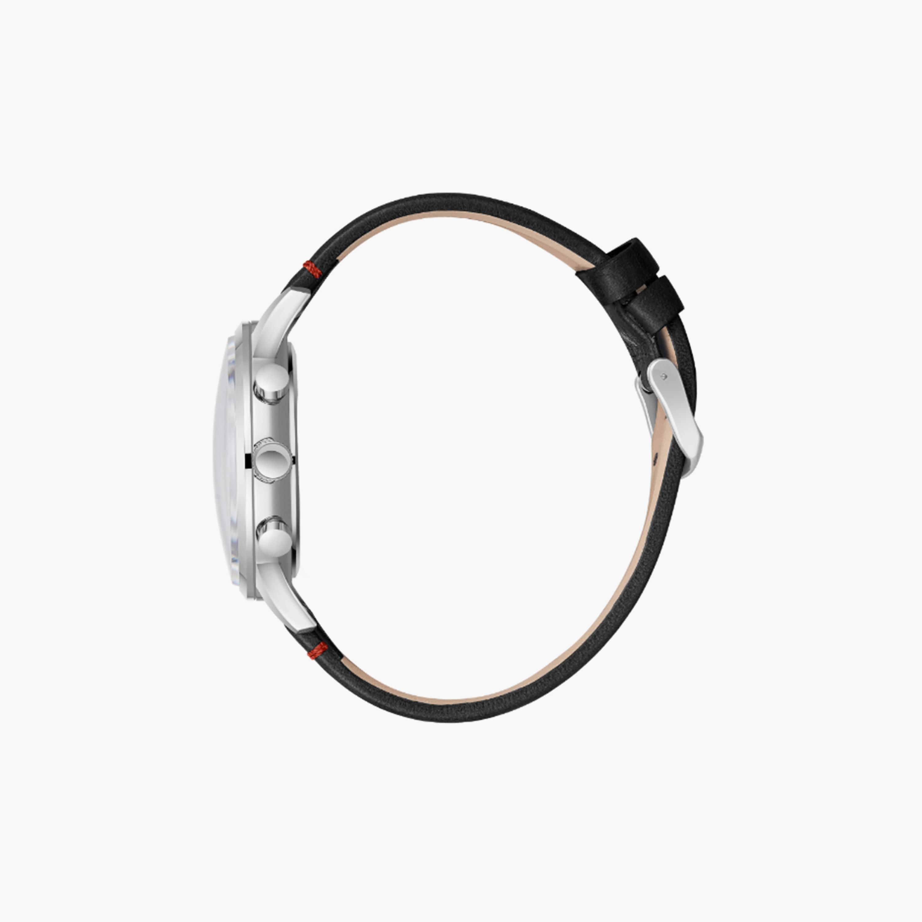 لي كوبر- ساعة  كرونوغراف للرجال سوار جلدي  44مم لون أسود | LC08001.351-men-watchesandjewellery-watches-image-3