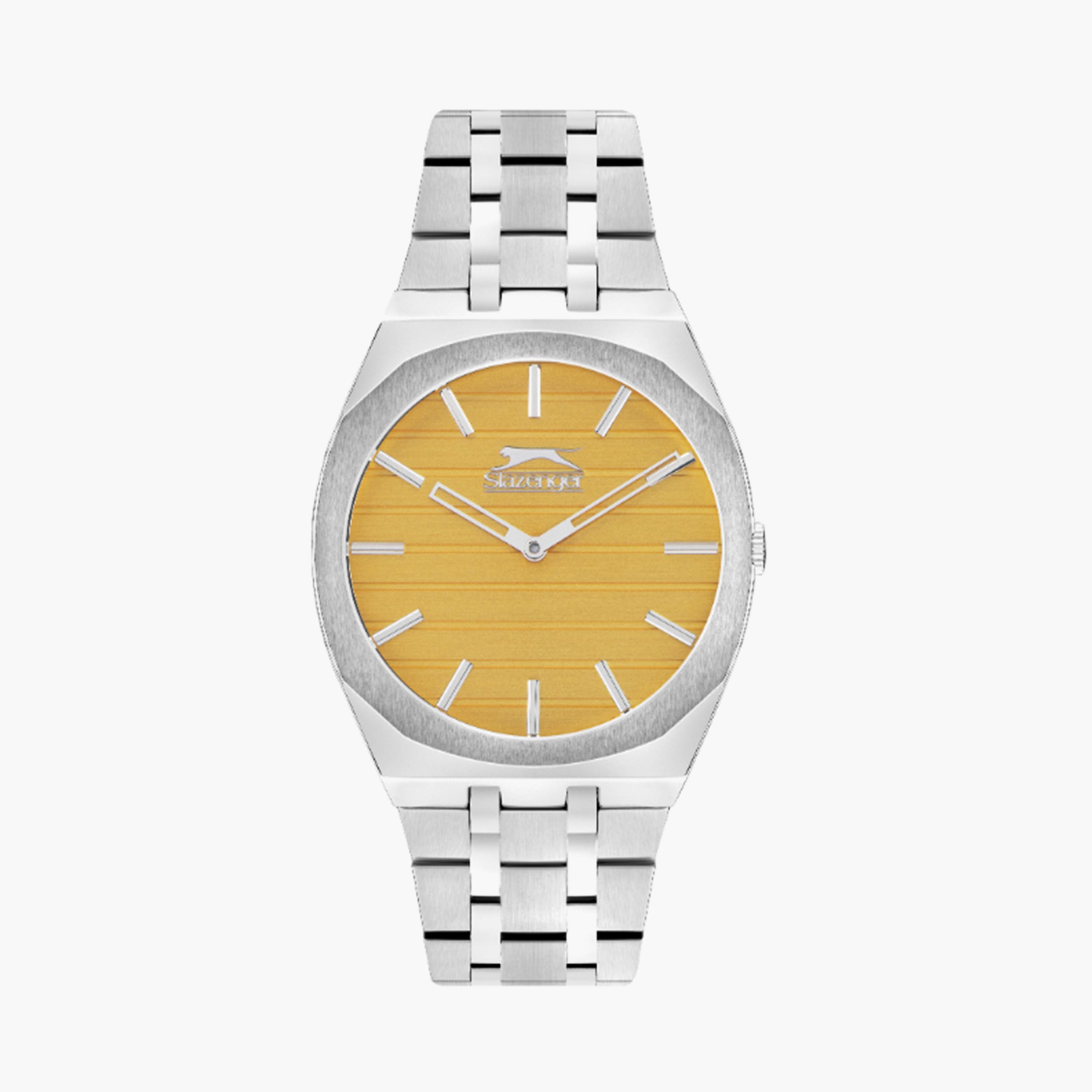 Slazenger Men's 46MM Silver Analog Metal Strap Watch | SL.9.2310.1.02-men-watchesandjewellery-watches-image-1