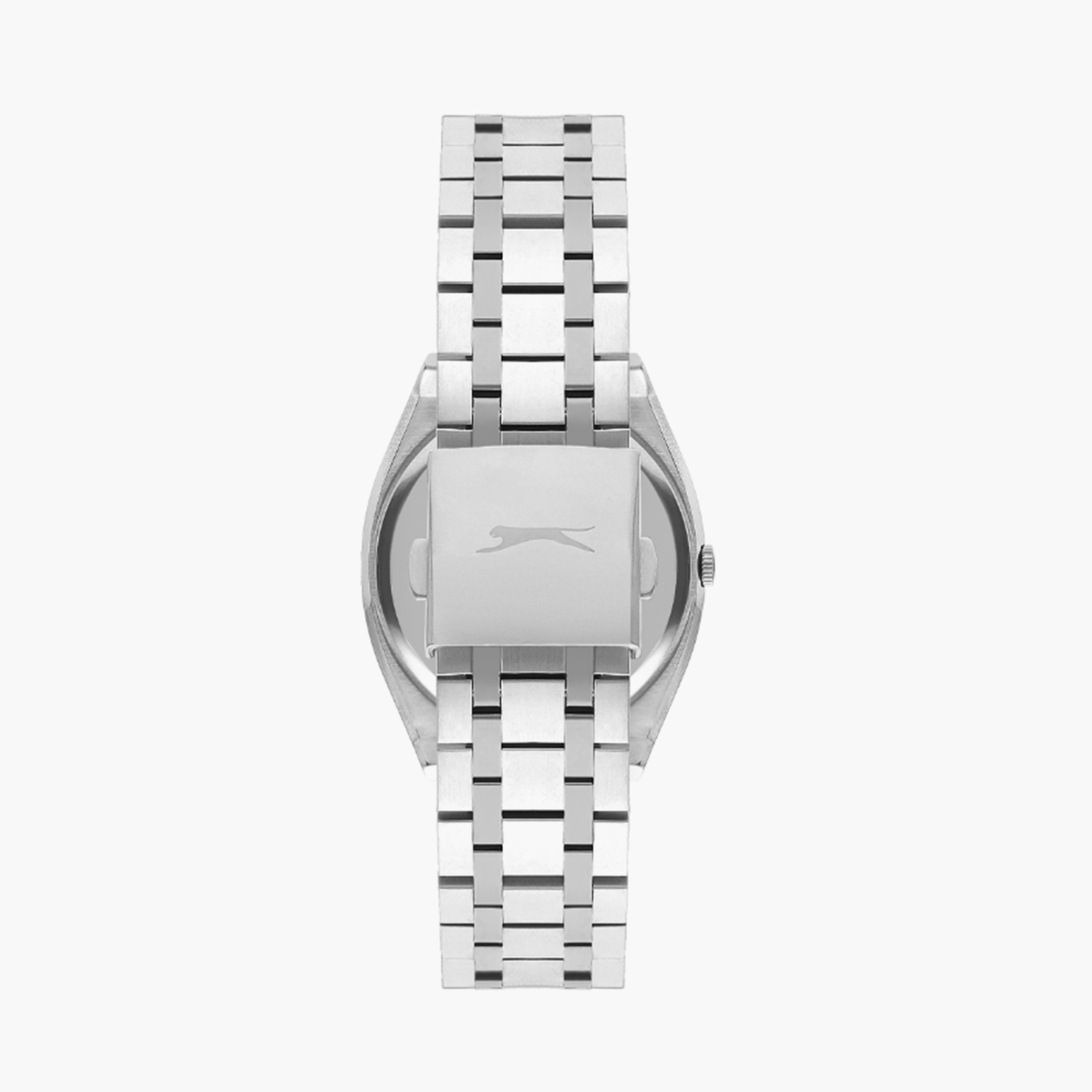Slazenger Men's 46MM Silver Analog Metal Strap Watch | SL.9.2310.1.02-men-watchesandjewellery-watches-image-3