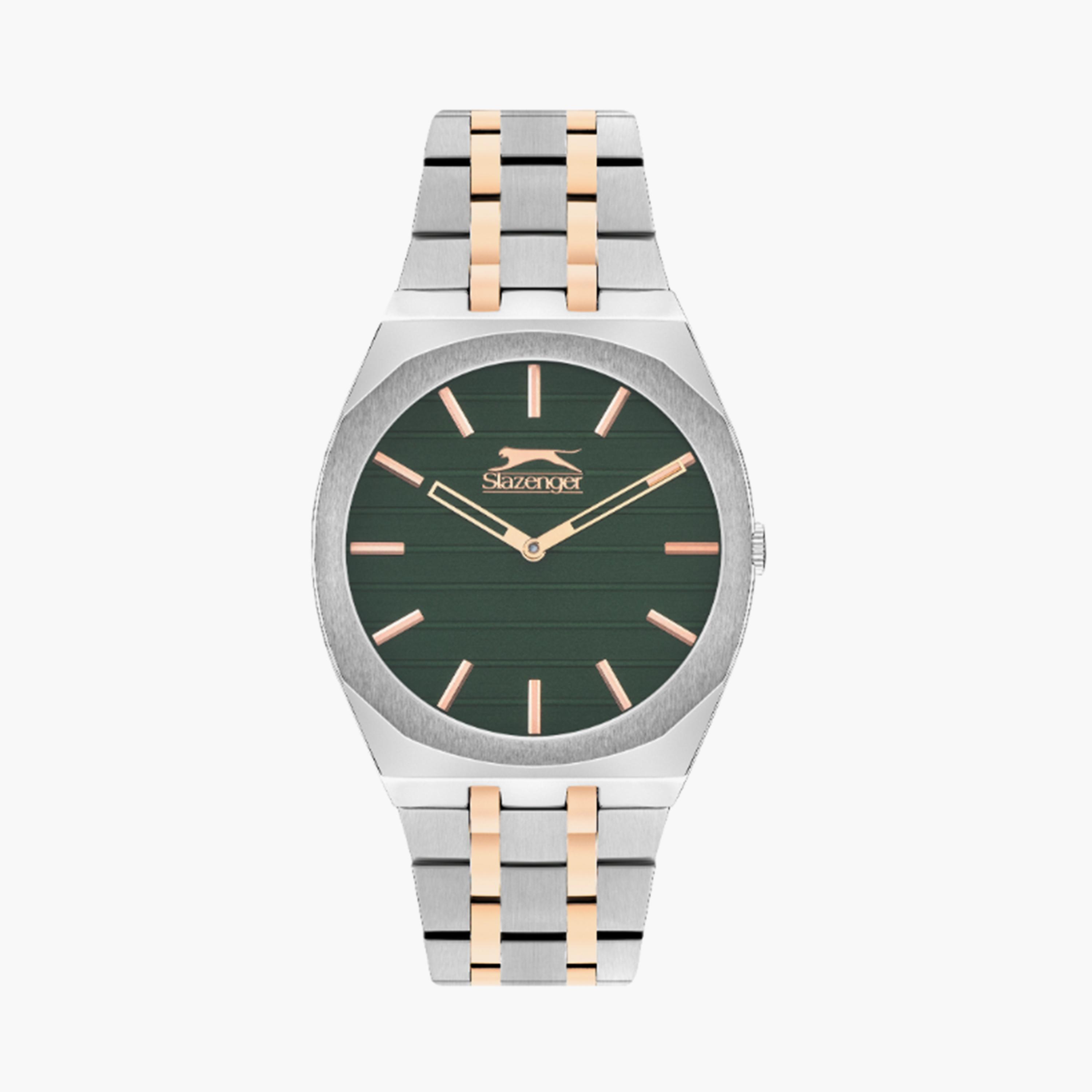 سلازنغر- ساعة  تناظرية للرجال سوار معدني  46مم لون فضي | SL.9.2310.1.05-men-watchesandjewellery-watches-image-1