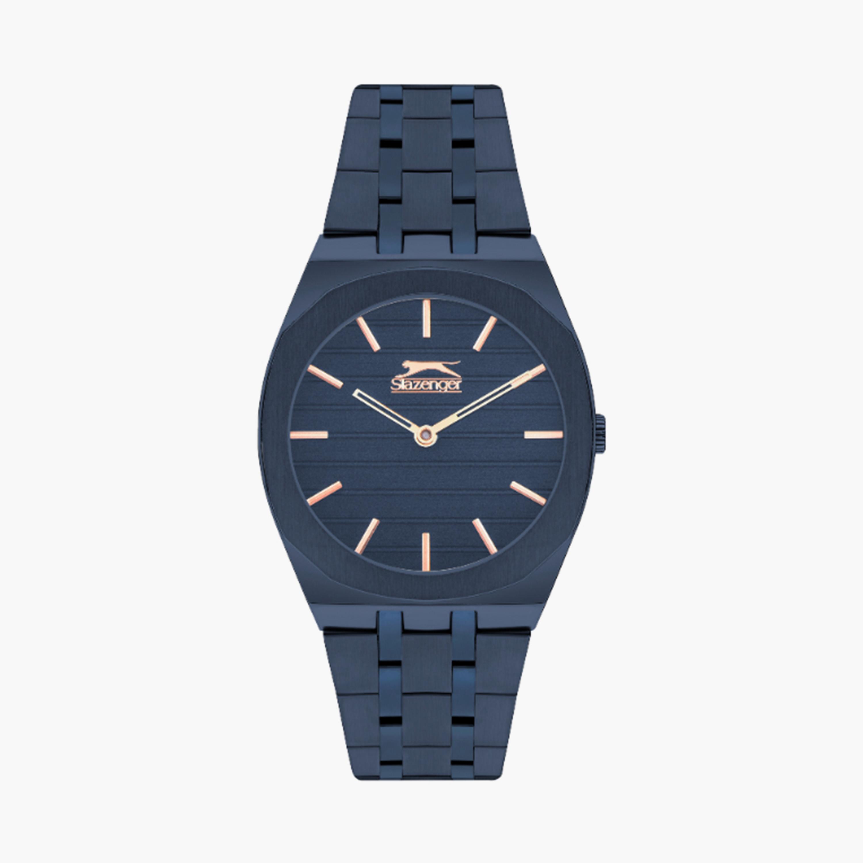 سلازنغر- ساعة  تناظرية للنساء سوار معدني  30مم لون أزرق | SL.9.2311.3.08-women-watchesandjewellery-watches-image-1