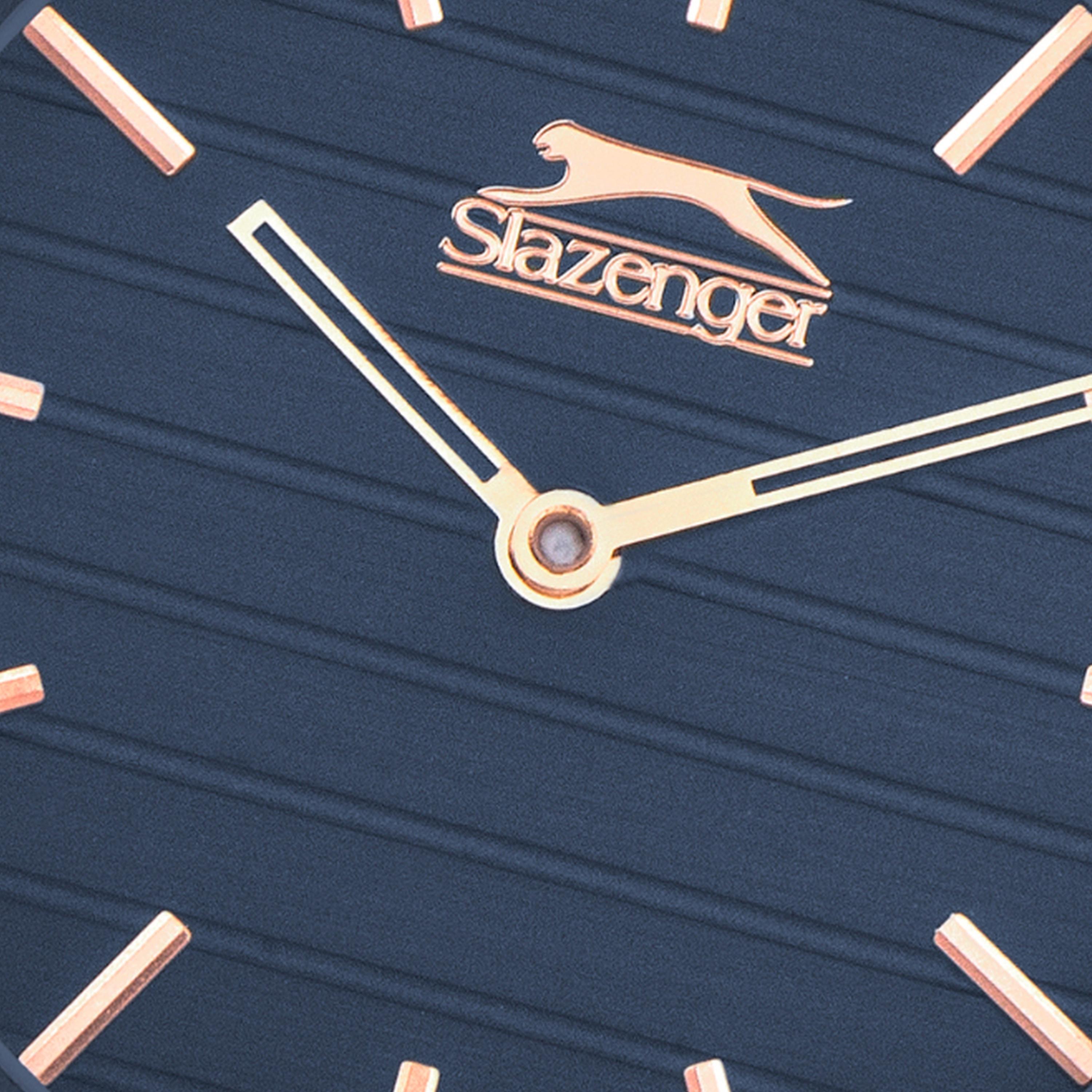 سلازنغر- ساعة  تناظرية للنساء سوار معدني  30مم لون أزرق | SL.9.2311.3.08-women-watchesandjewellery-watches-image-5