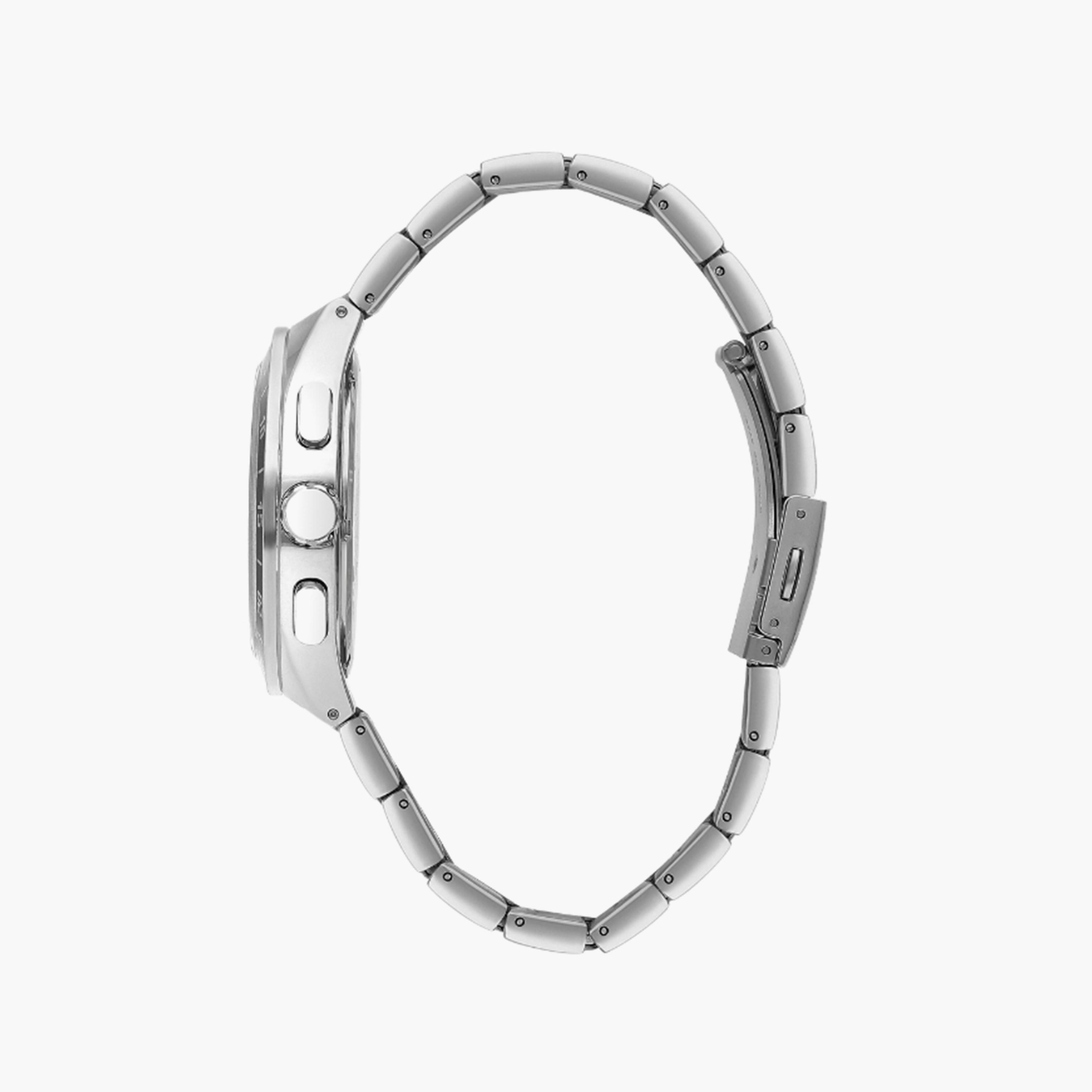 Slazenger Men's 45MM Silver Chronograph Metal Strap Watch | SL.9.2285.2.02-men-watchesandjewellery-watches-image-2