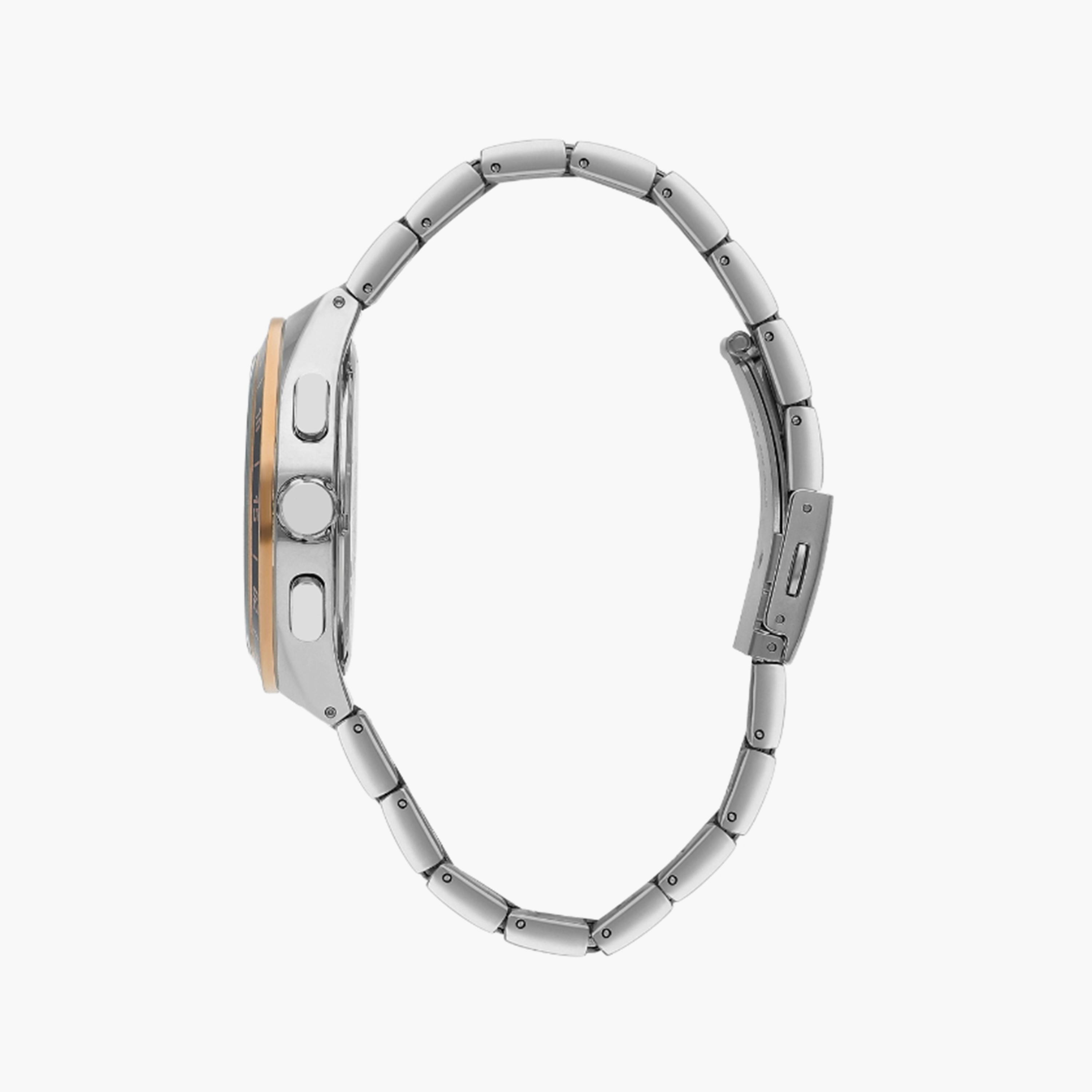 Slazenger Men's 45MM Silver Chronograph Metal Strap Watch | SL.9.2285.2.03-men-watchesandjewellery-watches-image-2