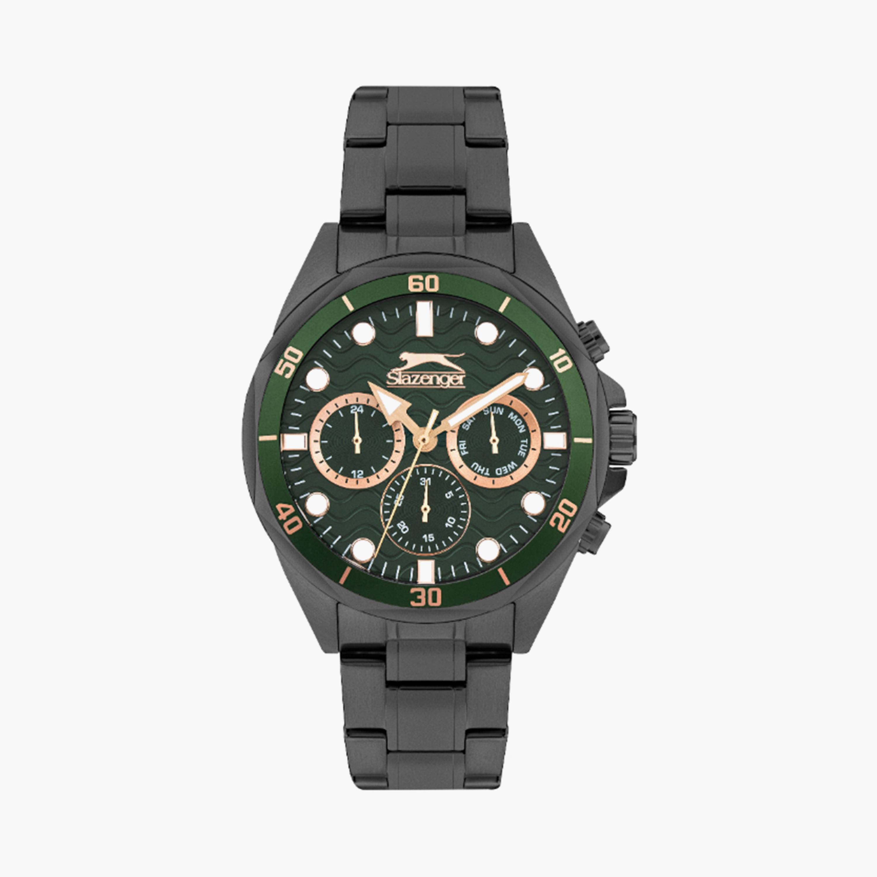 سلازنغر- ساعة  كرونوغراف للرجال سوار معدني  46مم لون رمادي | SL.9.2309.2.02-men-watchesandjewellery-watches-image-1