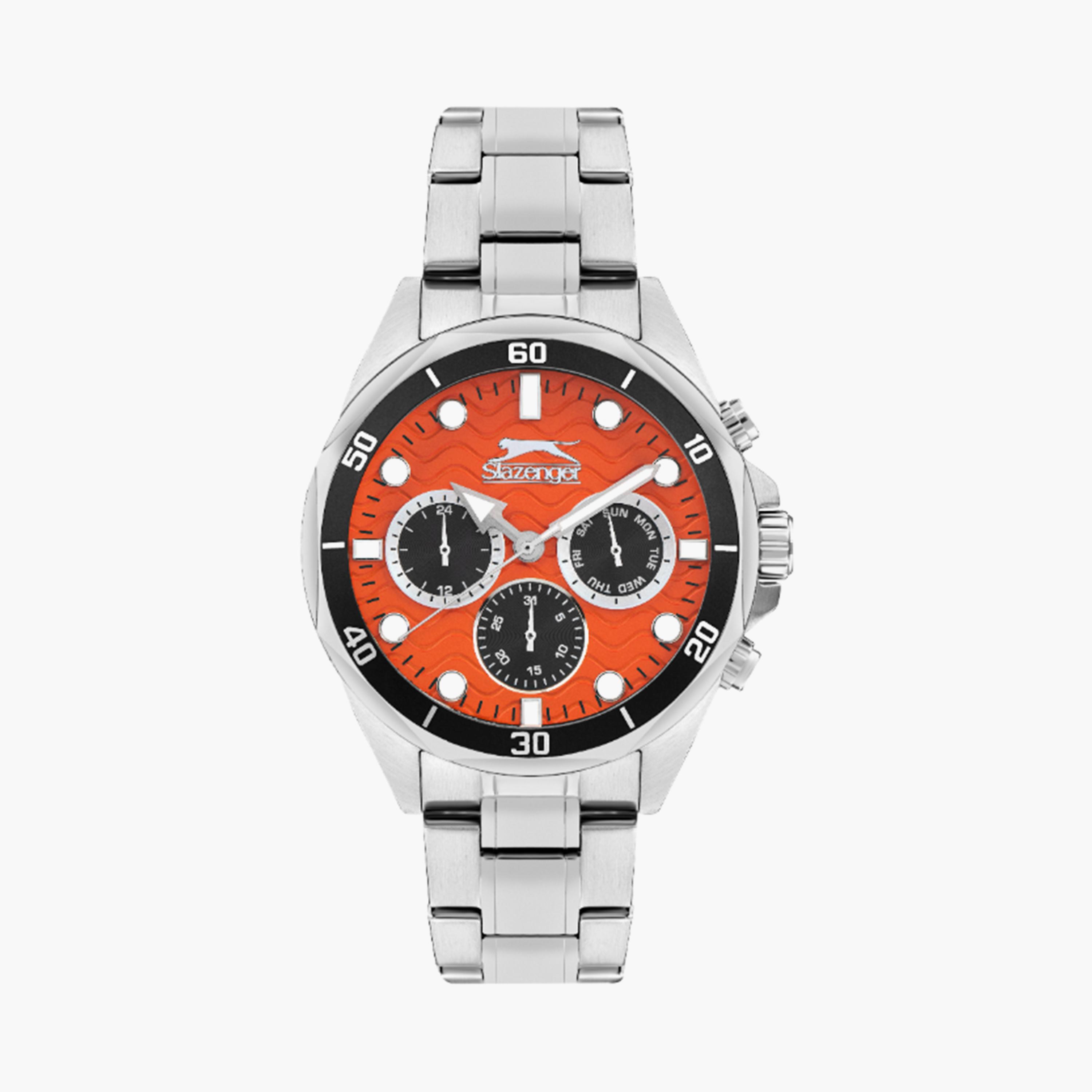 سلازنغر- ساعة  كرونوغراف للرجال سوار معدني  46مم لون فضي | SL.9.2309.2.05-men-watchesandjewellery-watches-image-1
