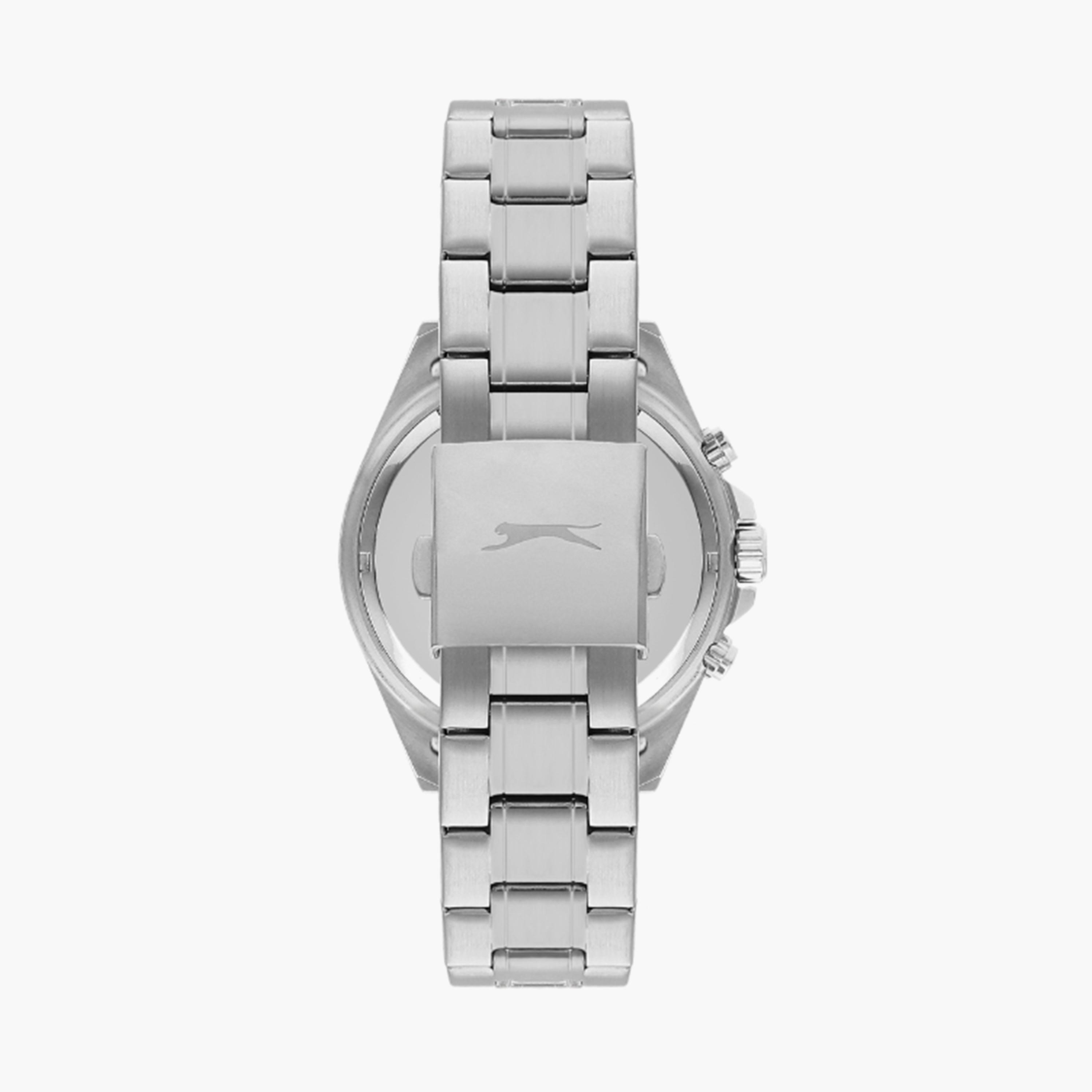 Slazenger Men's 46MM Silver Chronograph Metal Strap Watch | SL.9.2309.2.06-men-watchesandjewellery-watches-image-3