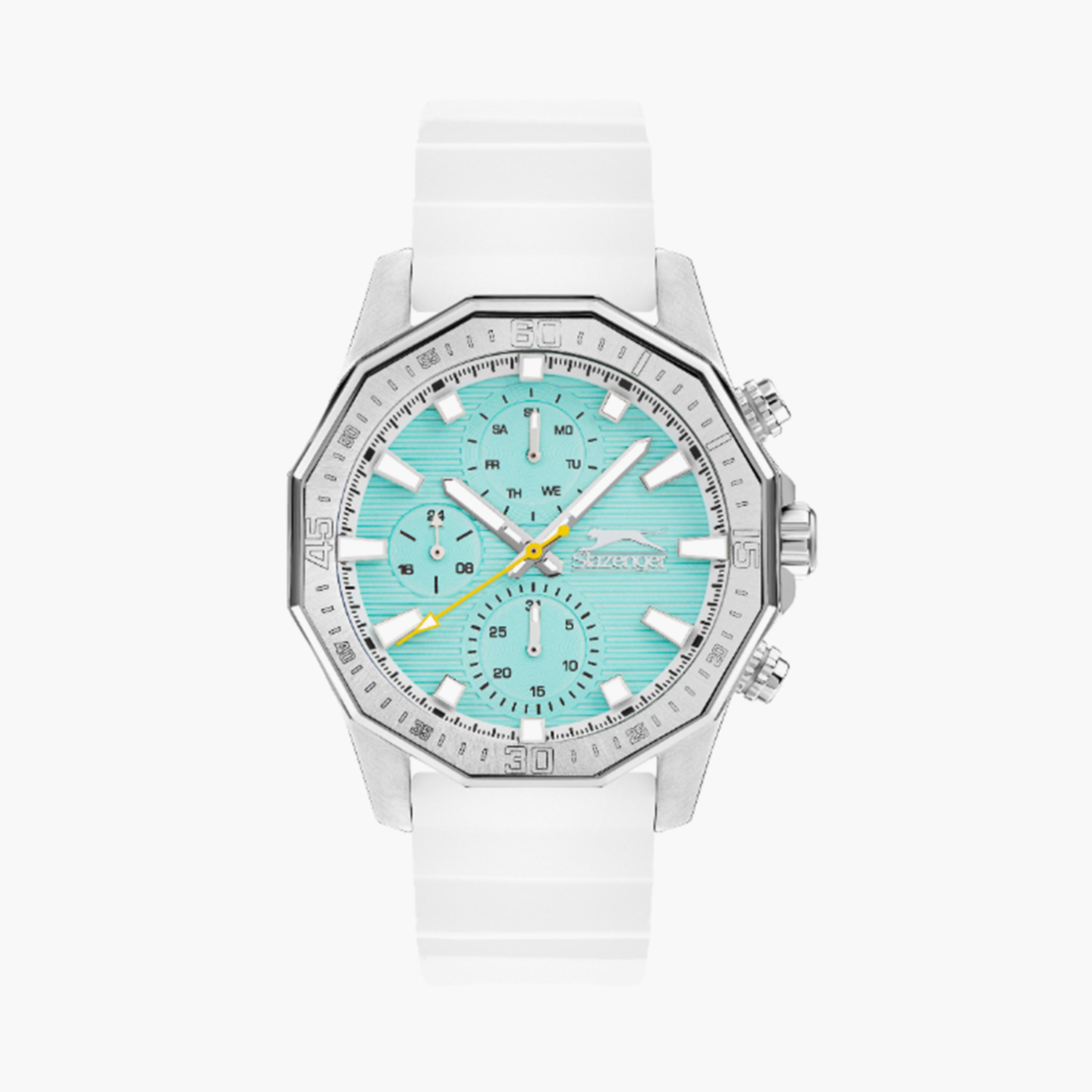 سلازنغر- ساعة  كرونوغراف للرجال سوار سيليكون  44مم لون أبيض | SL.9.2298.2.06-men-watchesandjewellery-watches-image-1