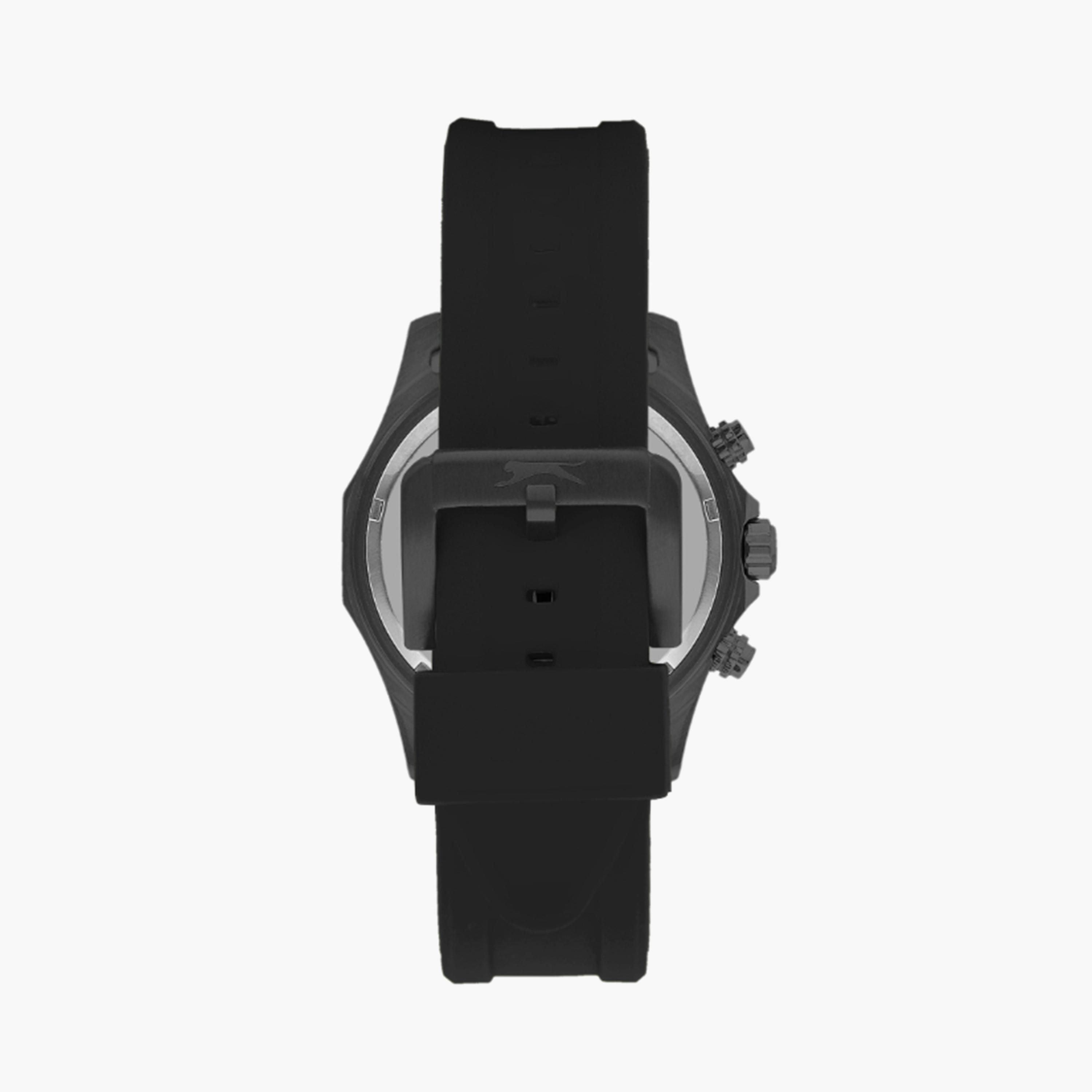 Slazenger Men's 44MM Black Chronograph Silicone Strap Watch | SL.9.2298.2.08-men-watchesandjewellery-watches-image-3