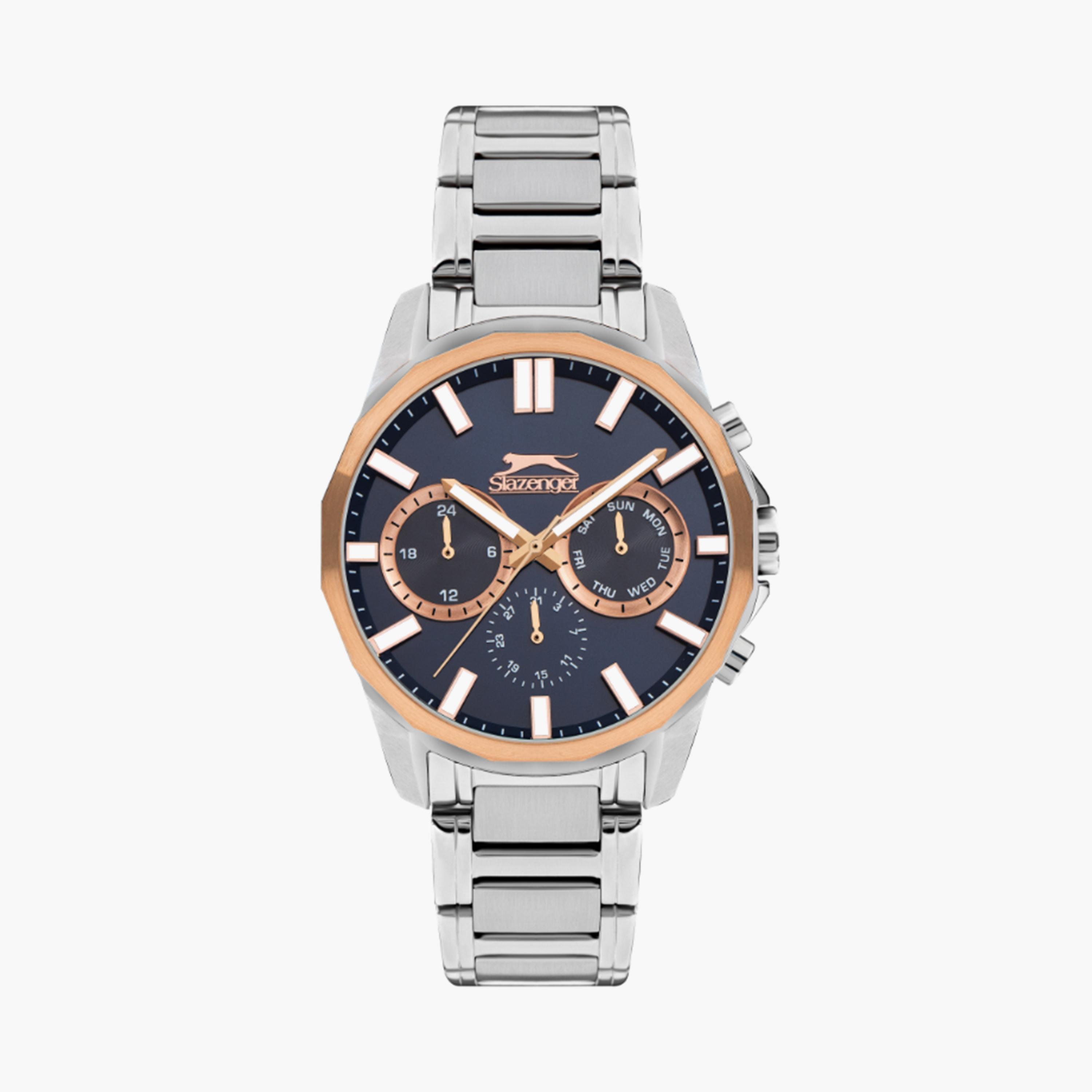 سلازنغر- ساعة  كرونوغراف للرجال سوار معدني  44مم لون فضي | SL.9.2300.2.03-men-watchesandjewellery-watches-image-1