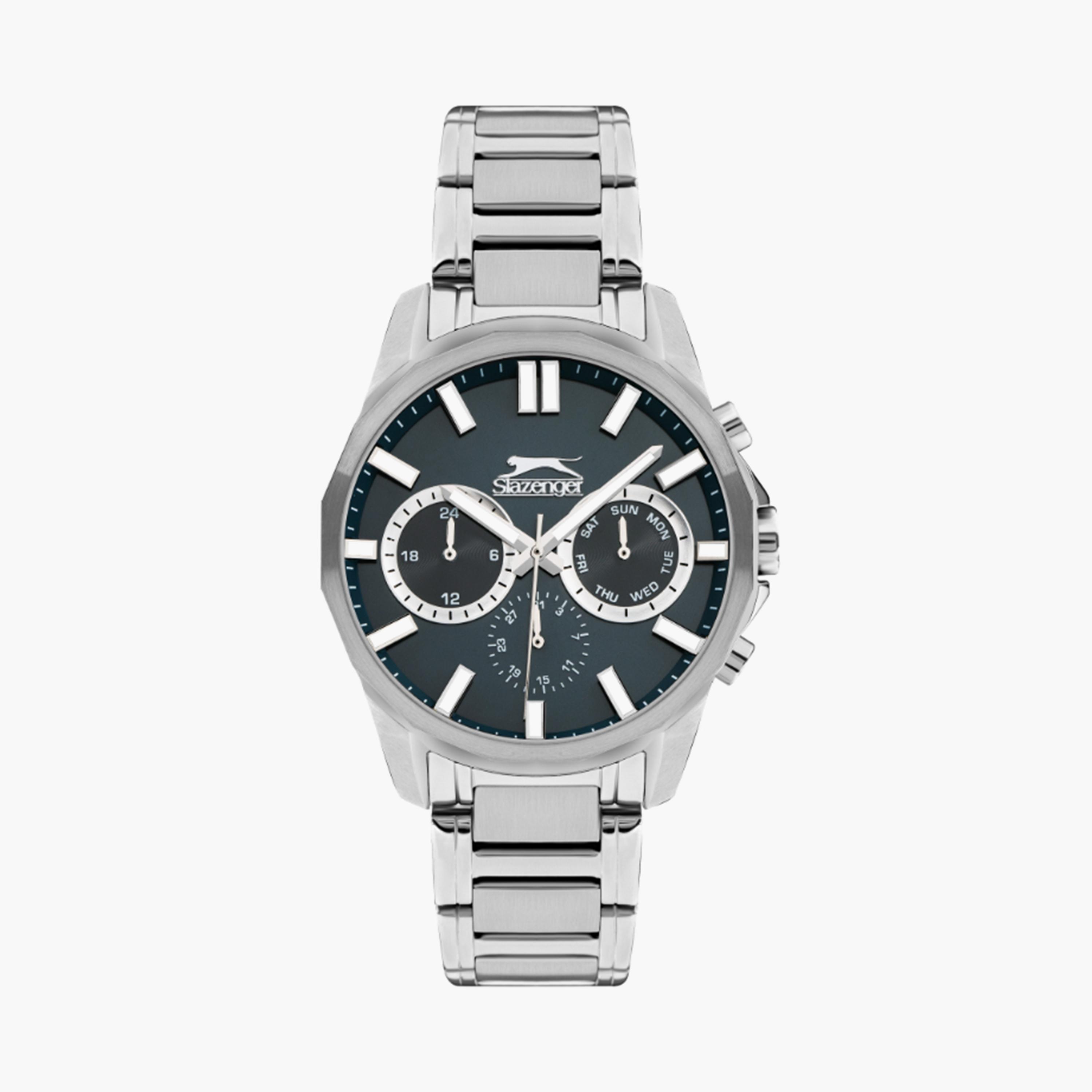 سلازنغر- ساعة  كرونوغراف للرجال سوار معدني  44مم لون فضي | SL.9.2300.2.04-men-watchesandjewellery-watches-image-1