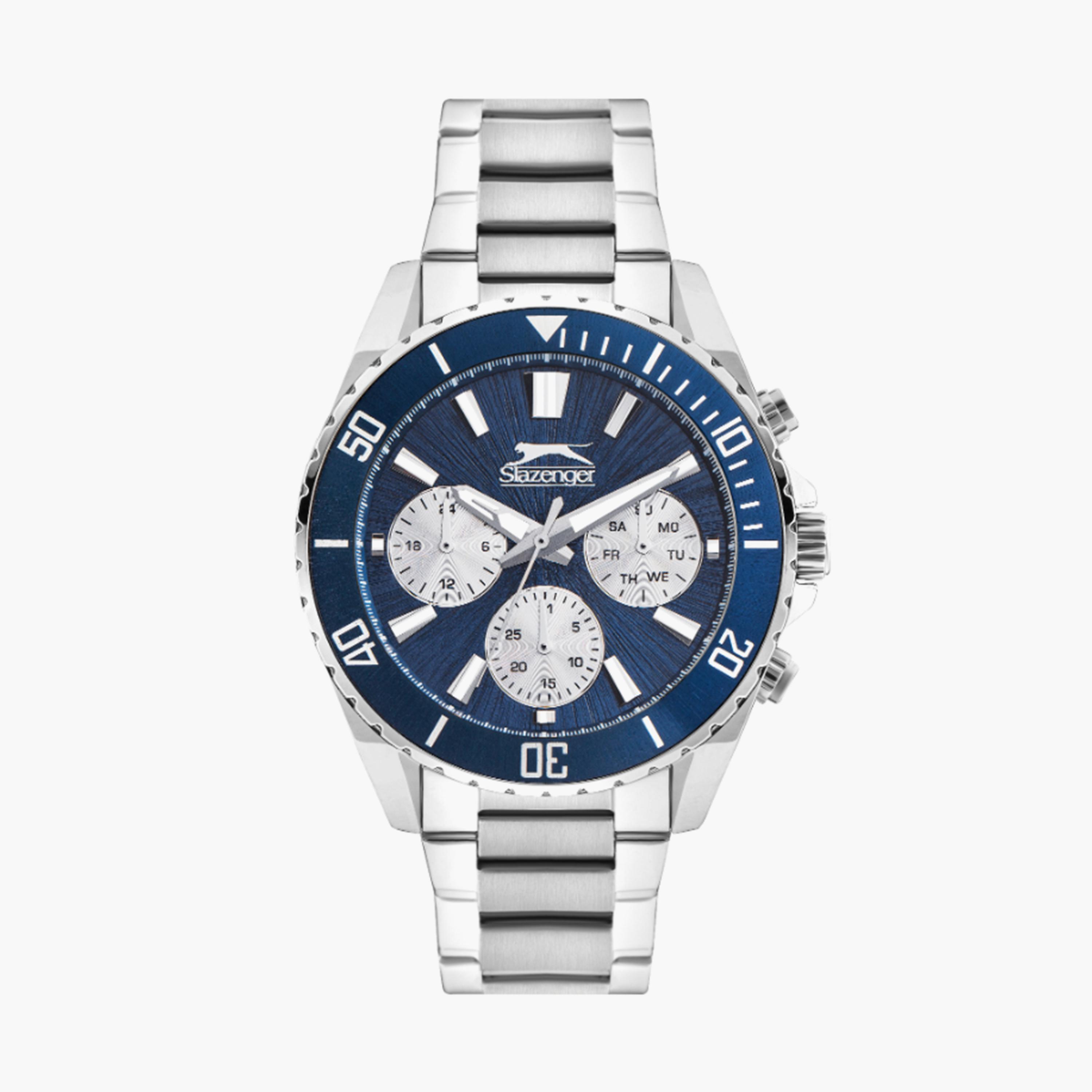 سلازنغر- ساعة  كرونوغراف للرجال سوار معدني  44مم لون فضي | SL.9.2273.2.02-men-watchesandjewellery-watches-image-1