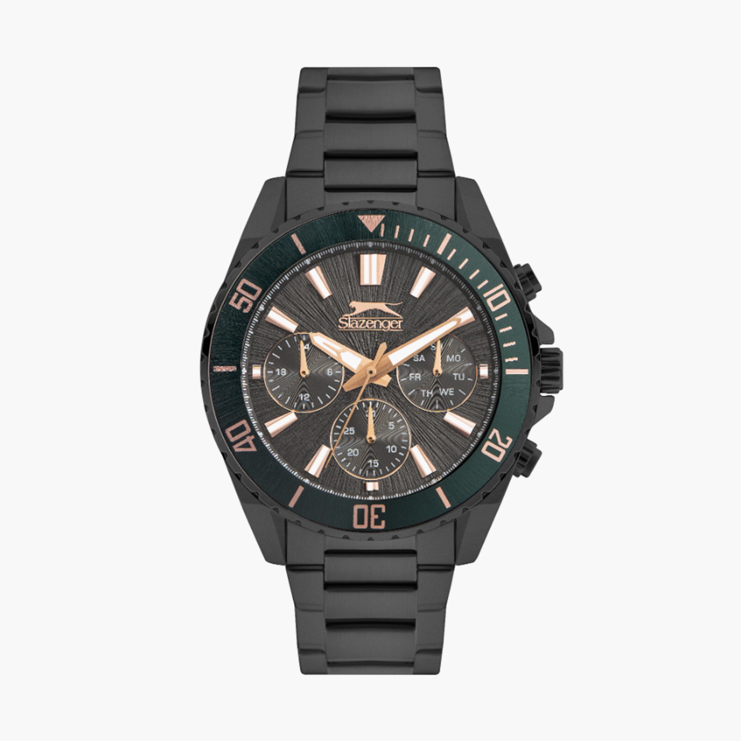 Slazenger Men's 44MM Grey Chronograph Metal Strap Watch | SL.9.2273.2.03-men-watchesandjewellery-watches-image-1