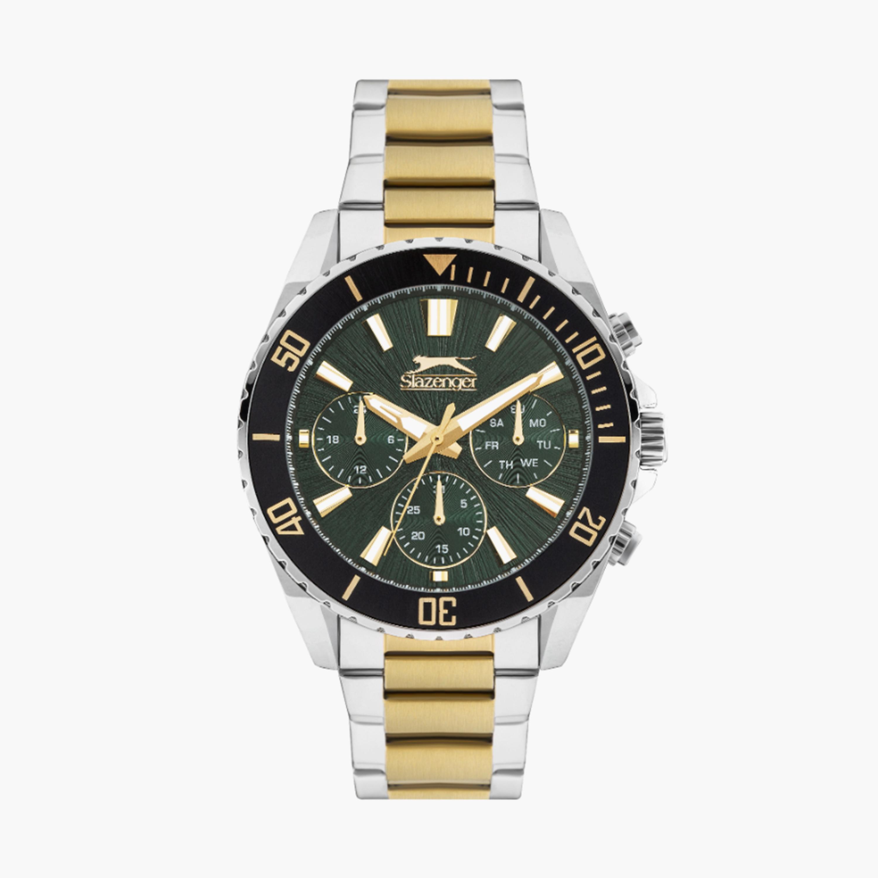 Slazenger Men's 44MM Multicolour Chronograph Metal Strap Watch | SL.9.2273.2.05-men-watchesandjewellery-watches-image-1