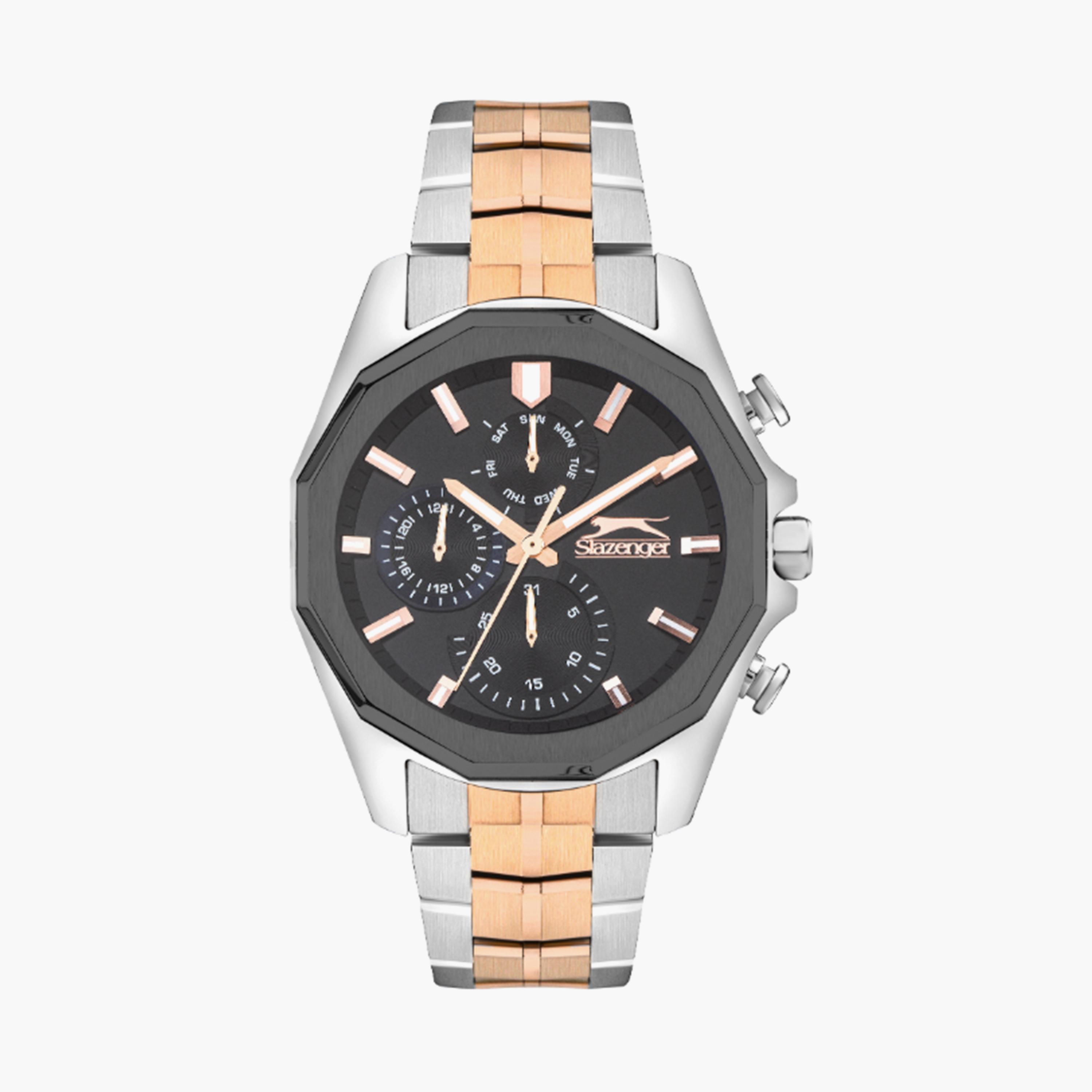 Slazenger Men's 48MM Multicolour Chronograph Metal Strap Watch | SL.9.2312.2.02-men-watchesandjewellery-watches-image-1