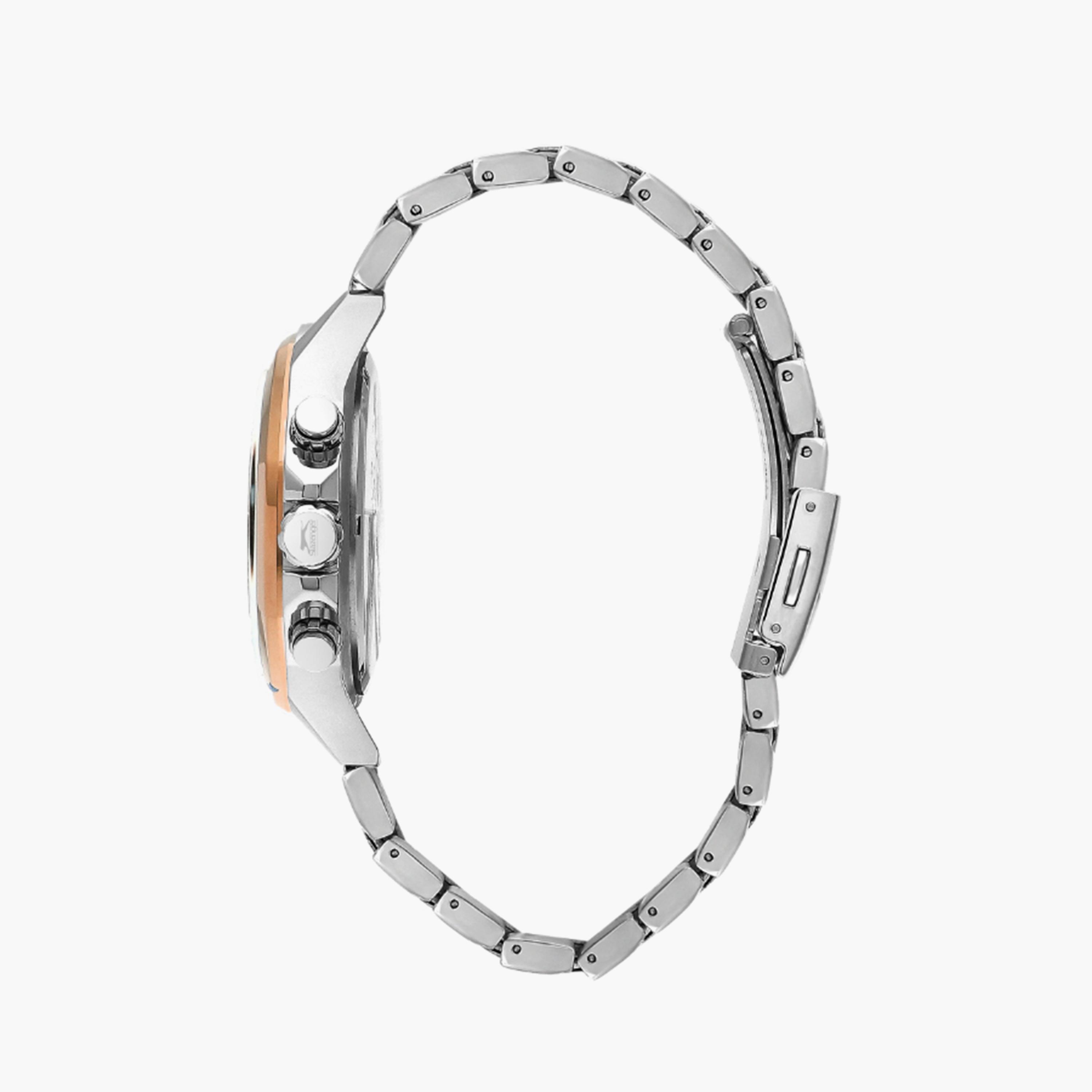 سلازنغر- ساعة  كرونوغراف للرجال سوار معدني  45مم لون فضي | SL.9.2289.2.03-men-watchesandjewellery-watches-image-2