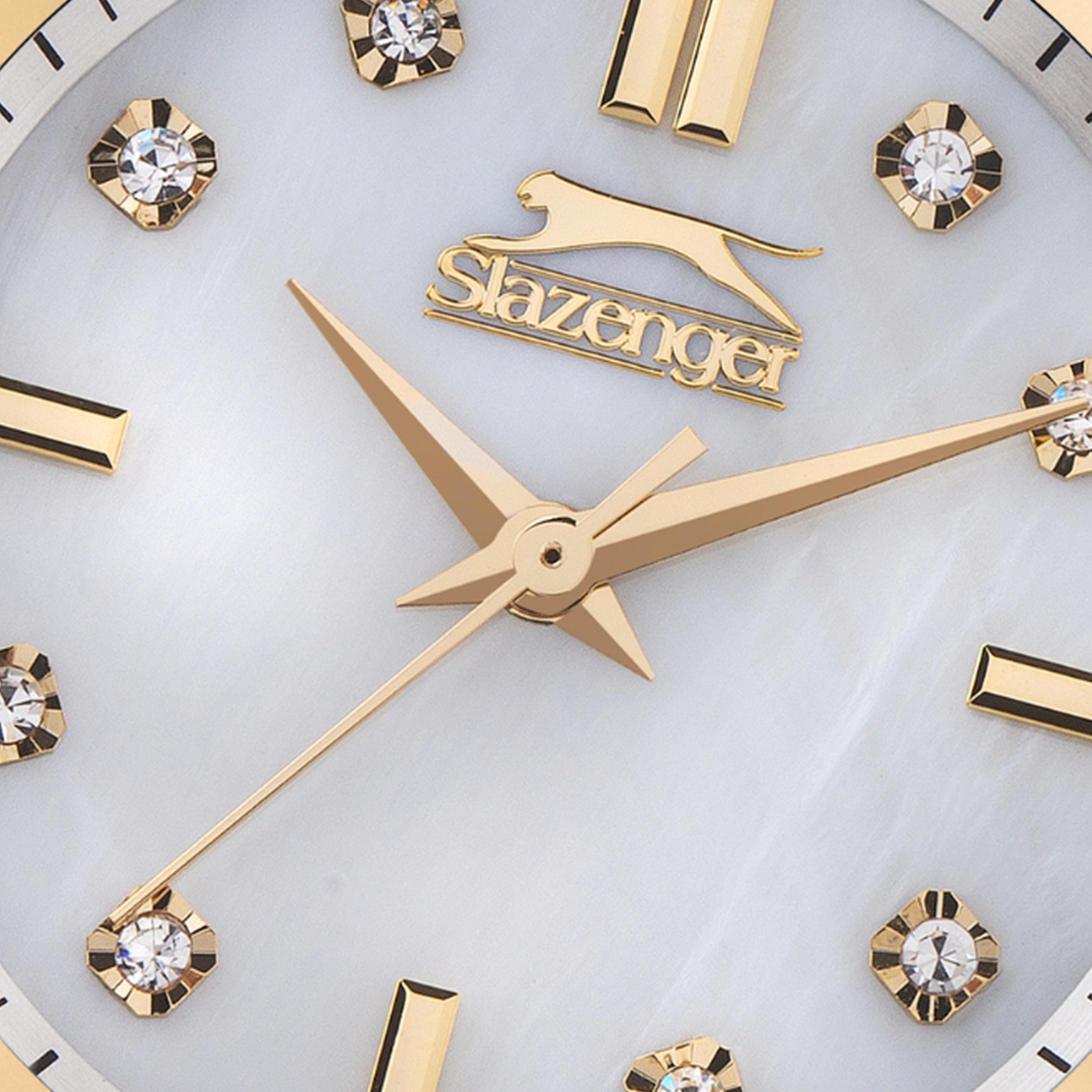 سلازنغر- ساعة  تناظرية للنساء سوار معدني  32مم لون ذهبي | SL.9.2235.3.06-women-watchesandjewellery-watches-image-5