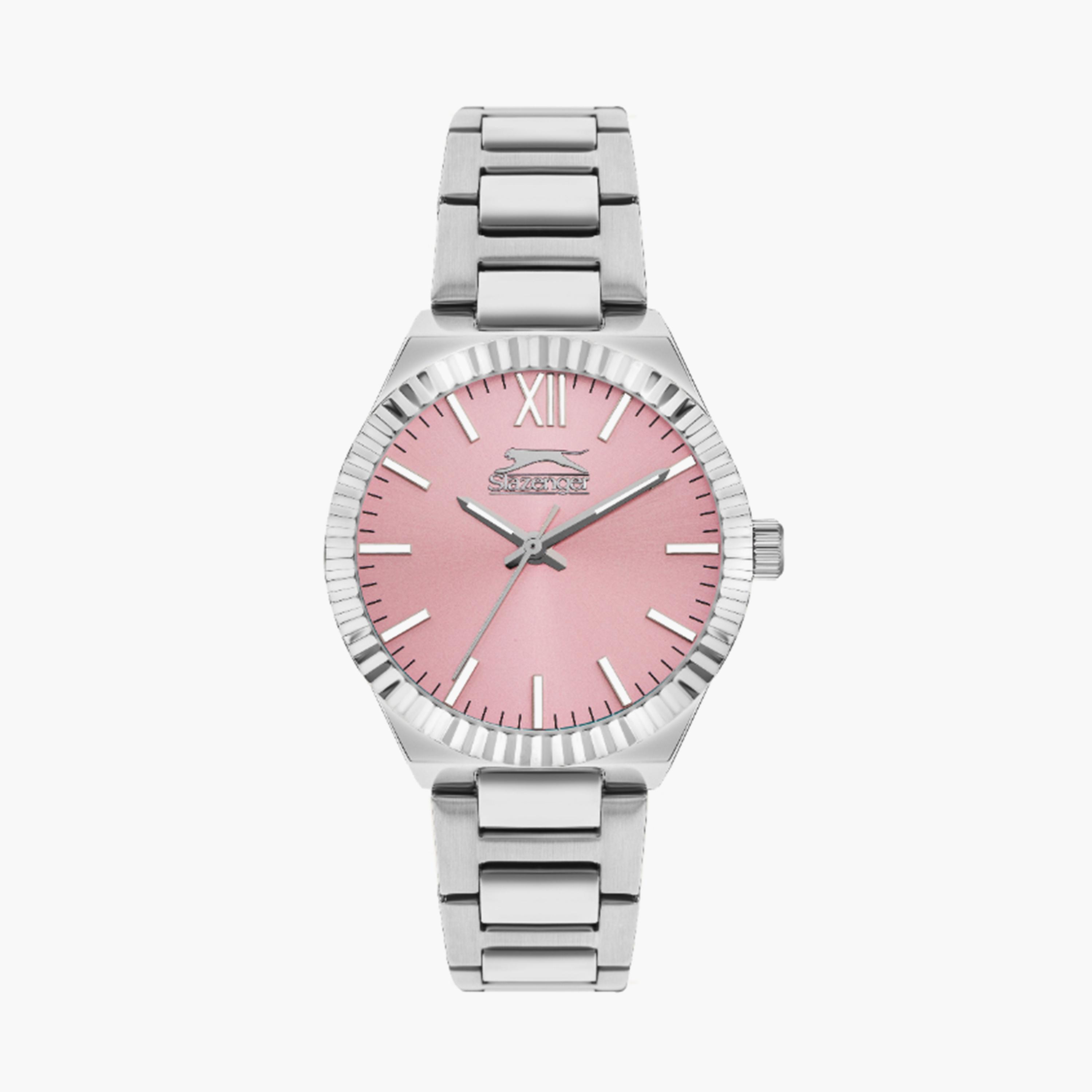سلازنغر- ساعة  تناظرية للنساء سوار معدني  34مم لون فضي | SL.9.2304.3.06-women-watchesandjewellery-watches-image-1