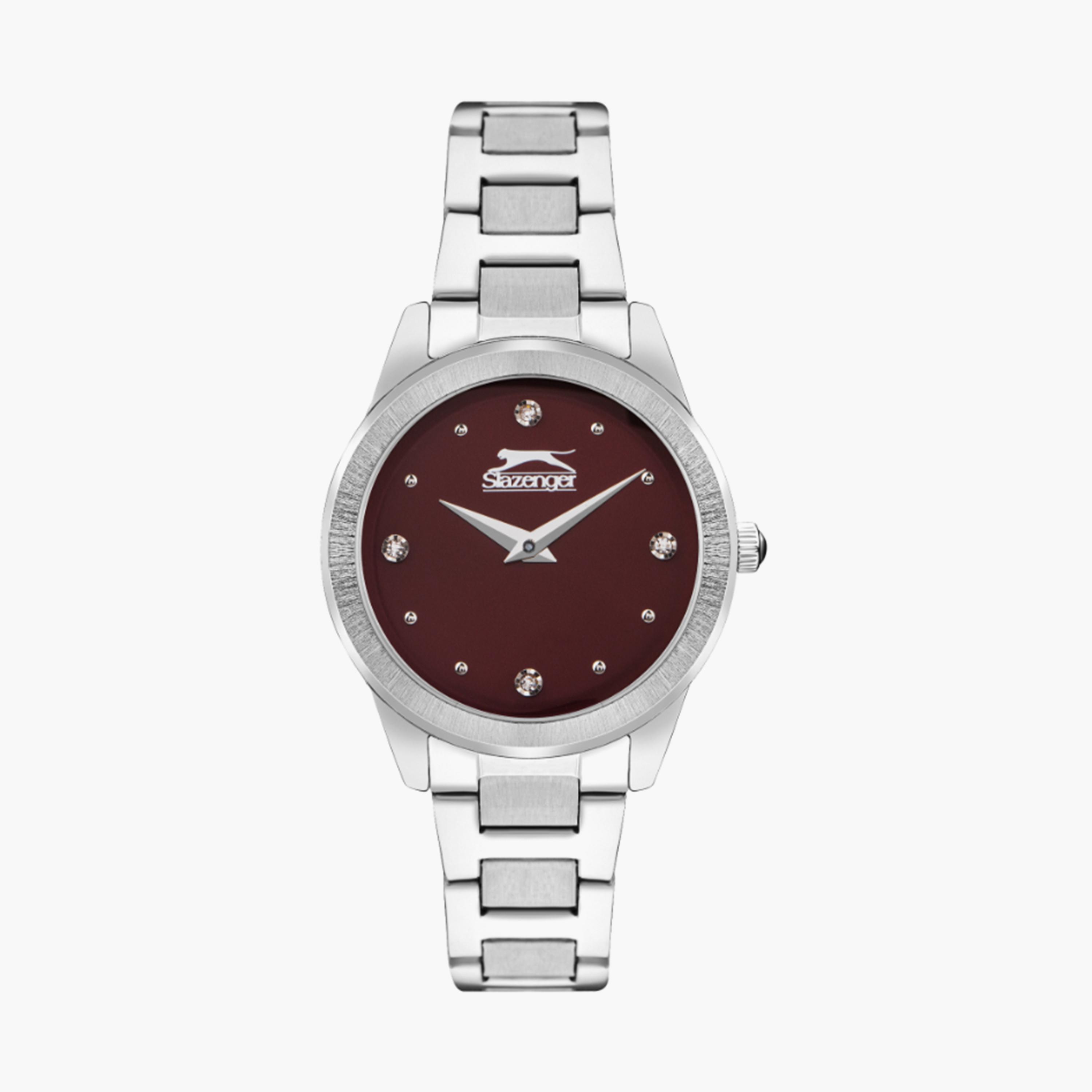 سلازنغر- ساعة  تناظرية للنساء سوار معدني  34مم لون فضي | SL.9.2253.3.01-women-watchesandjewellery-watches-image-1