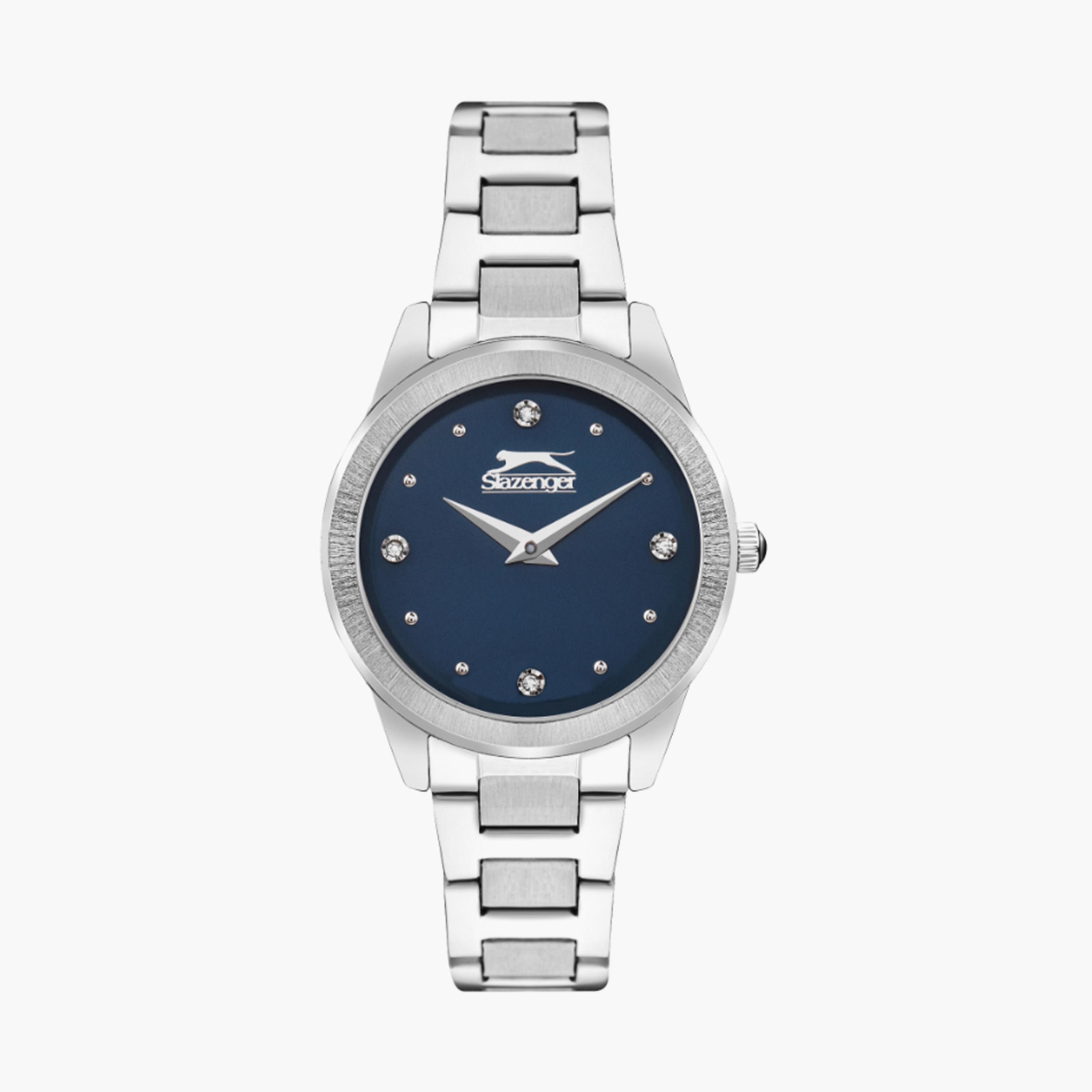 سلازنغر- ساعة  تناظرية للنساء سوار معدني  34مم لون فضي | SL.9.2253.3.05-women-watchesandjewellery-watches-image-1