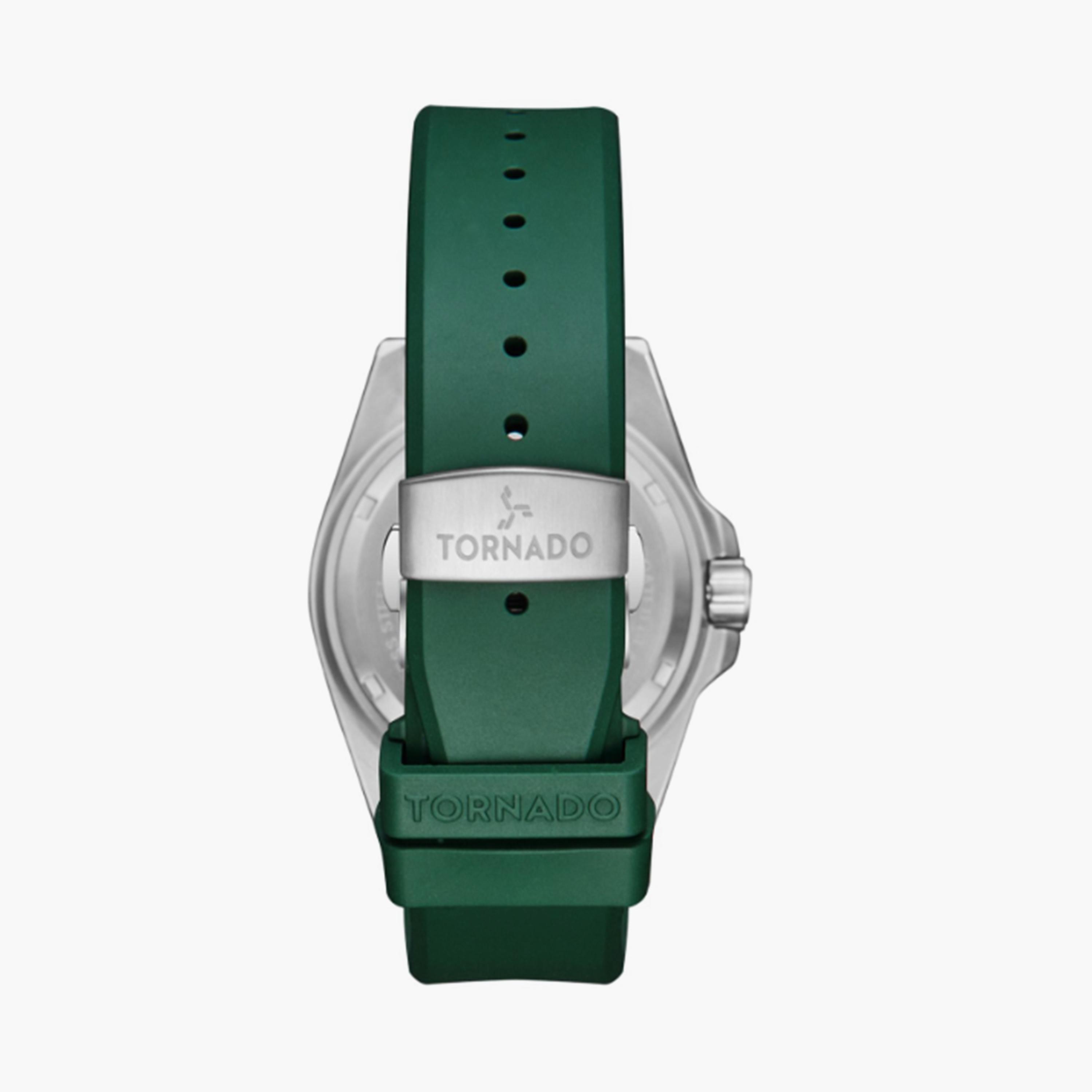 Tornado Men's 49MM Green Analog Silicone Strap Watch | T22001-SSHH-men-watchesandjewellery-watches-image-3