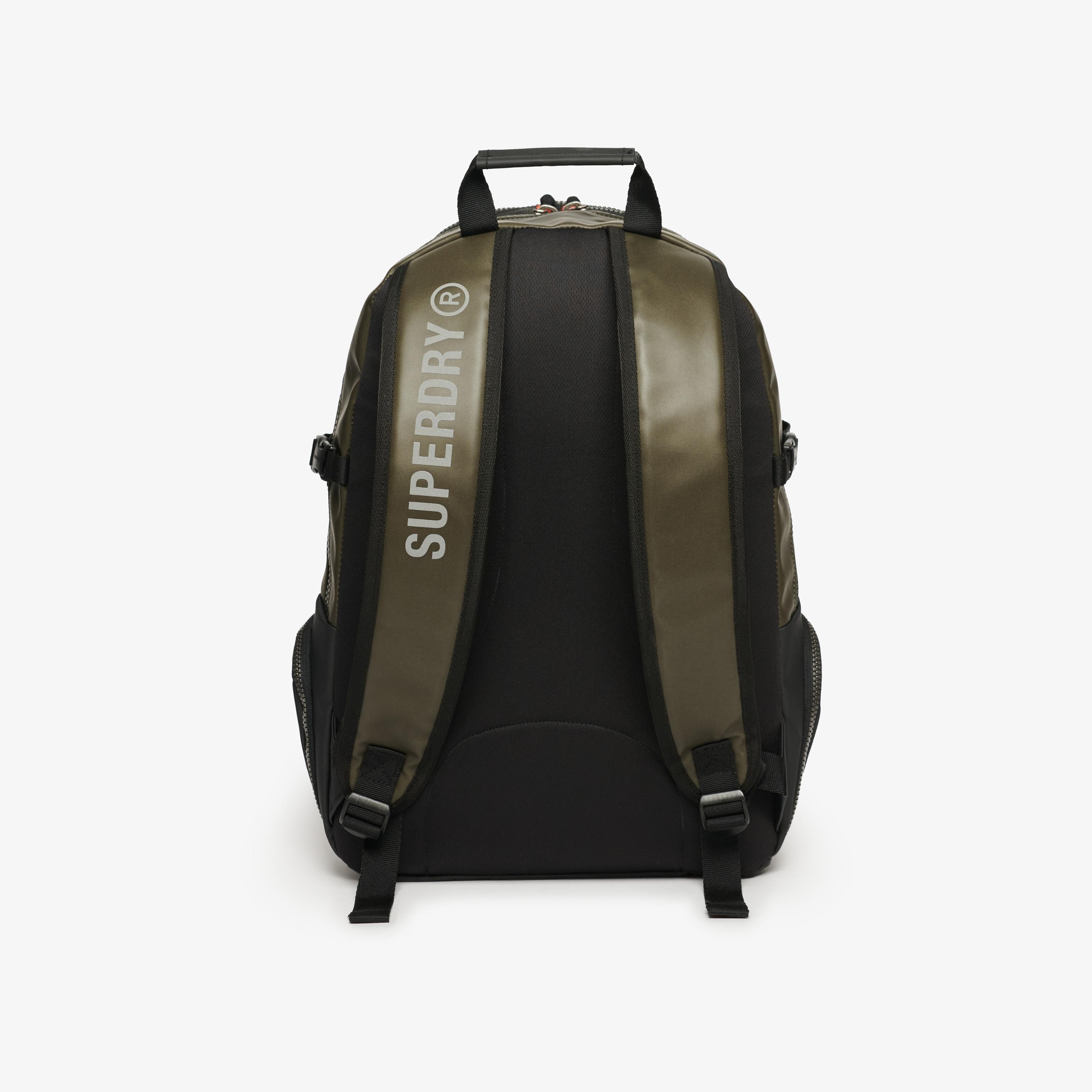 Superdry Logo Tarp Rucksack with Zip Closure and Adjustable Shoulder Strap-school-bagsandbackpacks-backpacks-image-2
