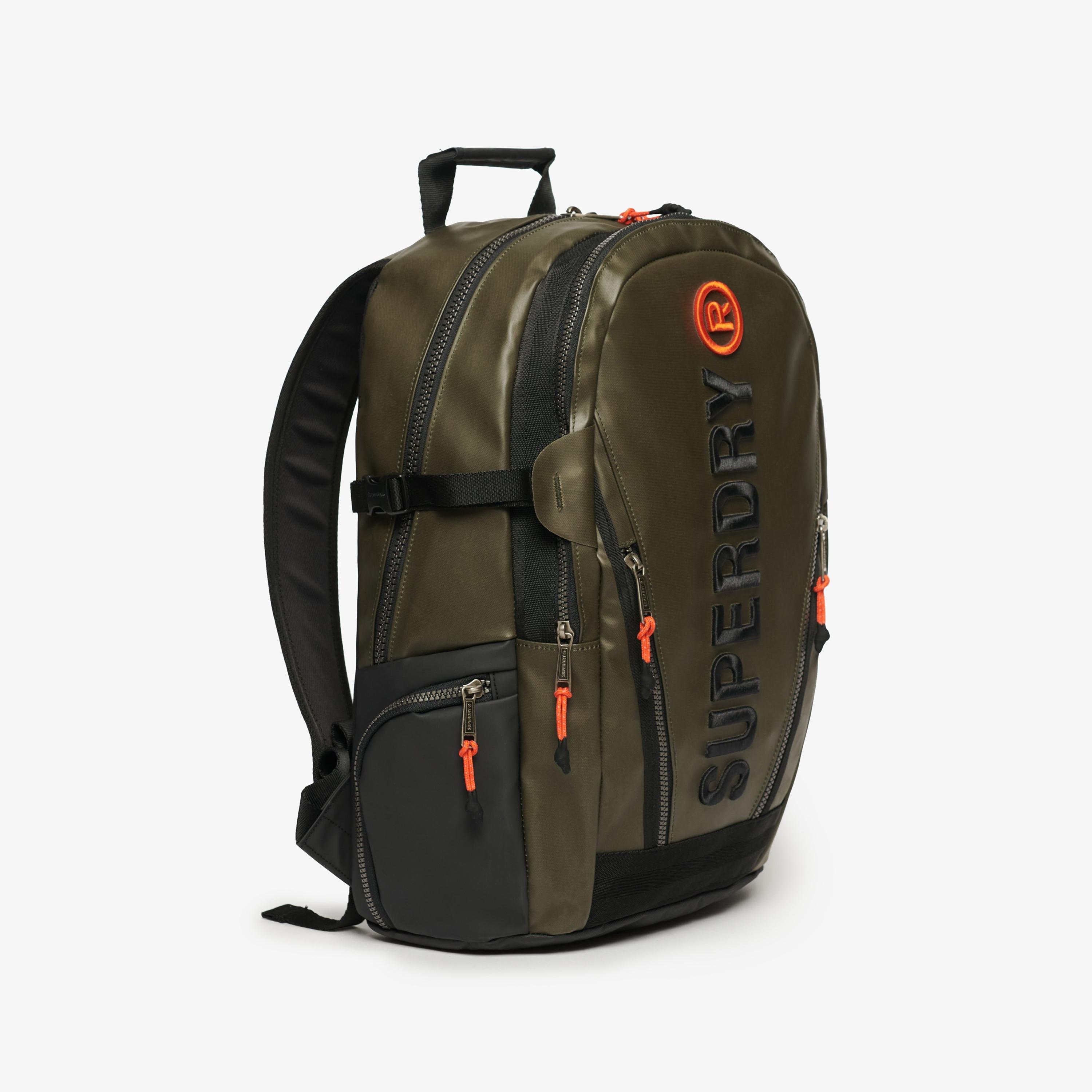 Superdry Logo Tarp Rucksack with Zip Closure and Adjustable Shoulder Strap-school-bagsandbackpacks-backpacks-image-3